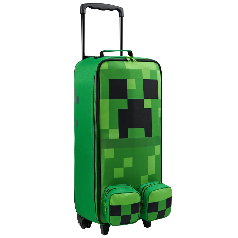 minecraft-valise-enfant-trolley-pliable-24-2l-4-roues image 1