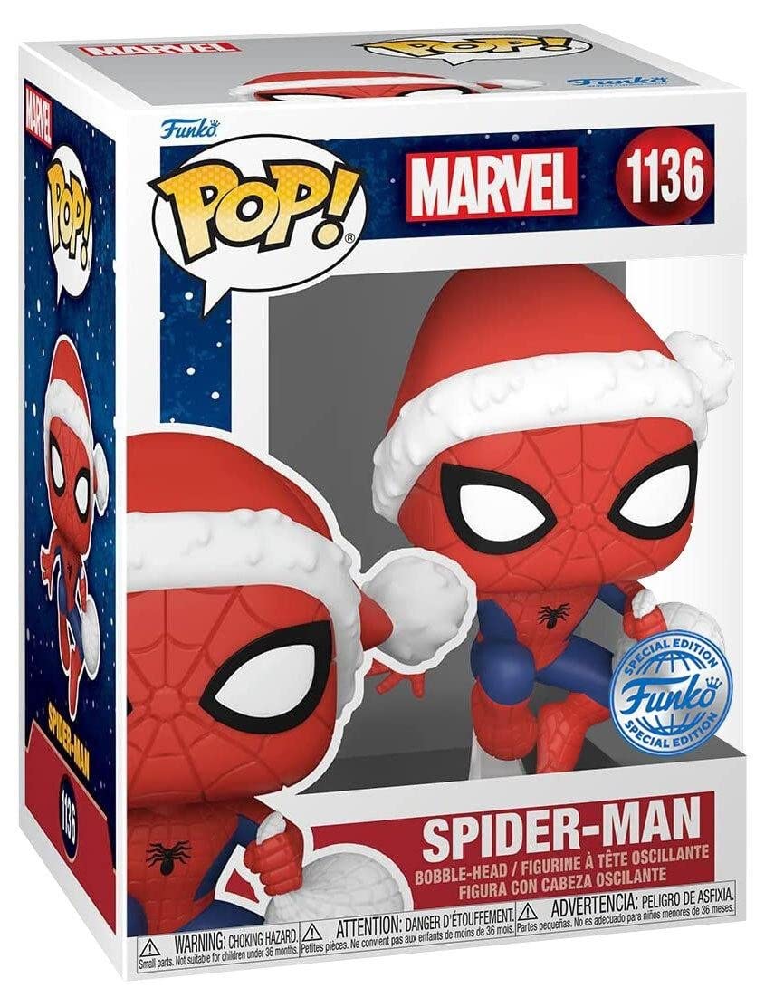 funko-pop-spider-man-chapeau-figurine-vinyle-marvel-comics image 1