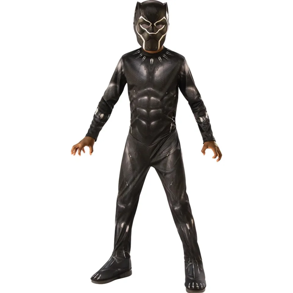 marvel-costumes-black-panther-d-guisement-enfant-5-6-ans-avec-masque image 1