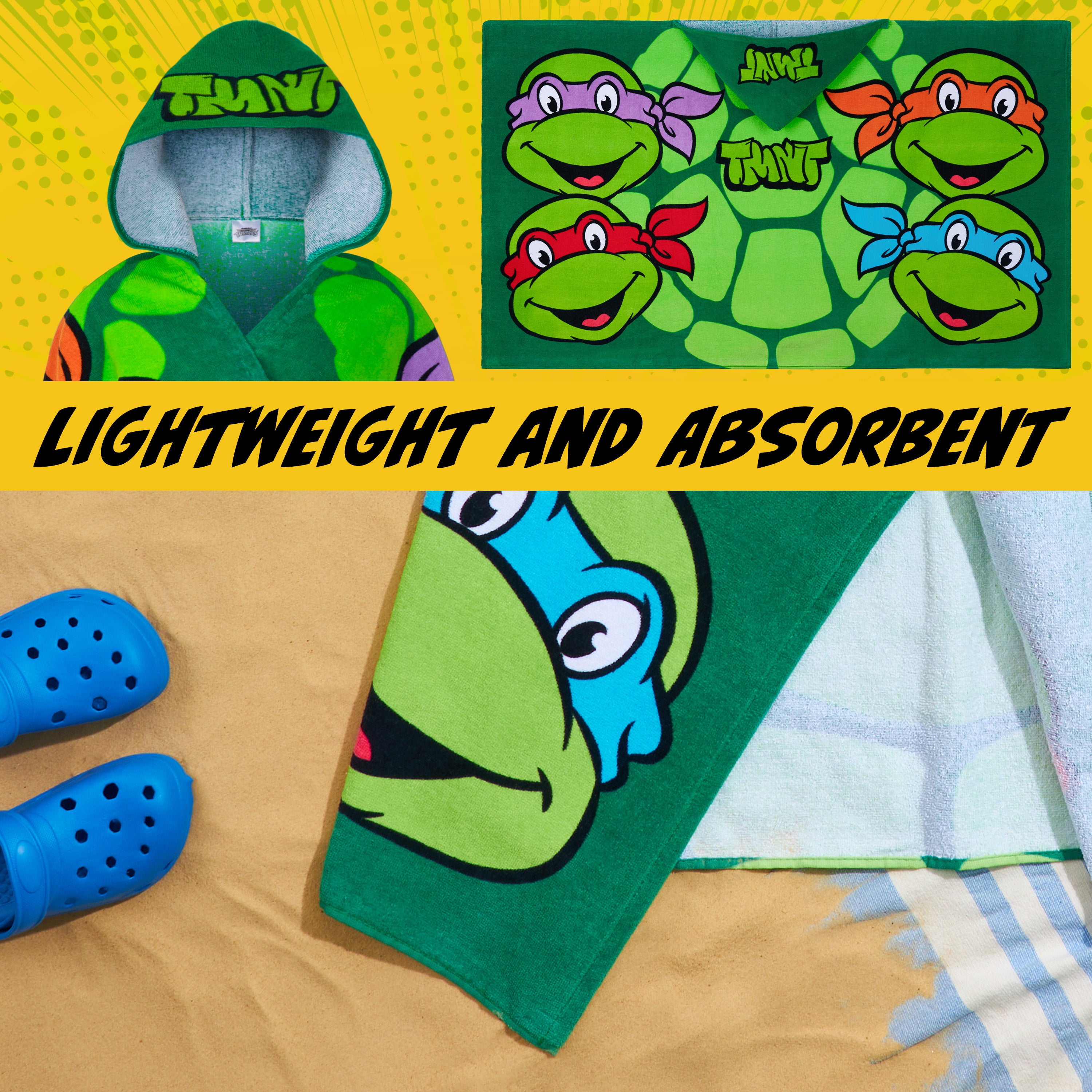 tortues-ninja-serviette-poncho-enfant-capuche-2-6-ans image 4