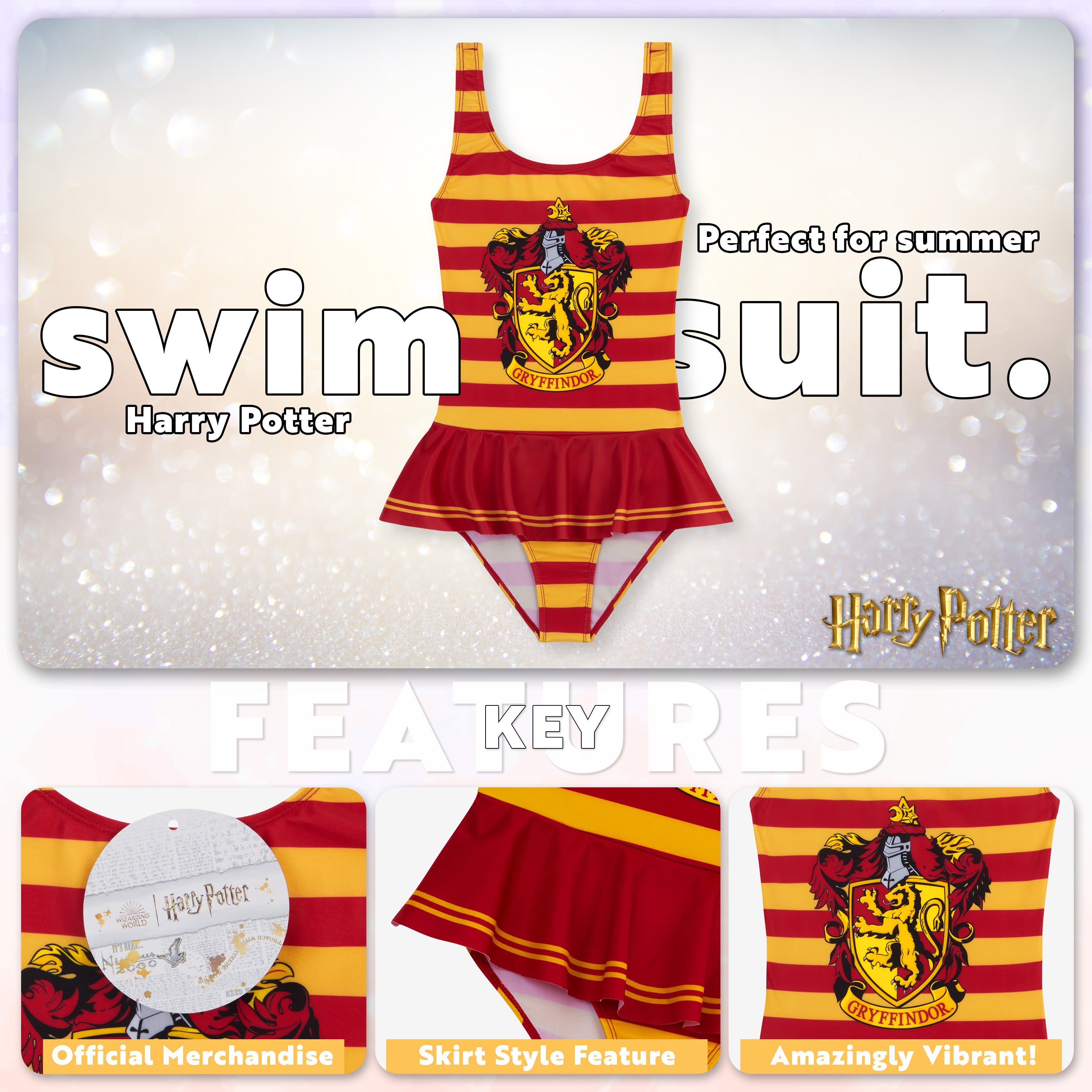 harry-potter-maillot-une-pi-ce-fille-poudlard-9-10-ans image 3