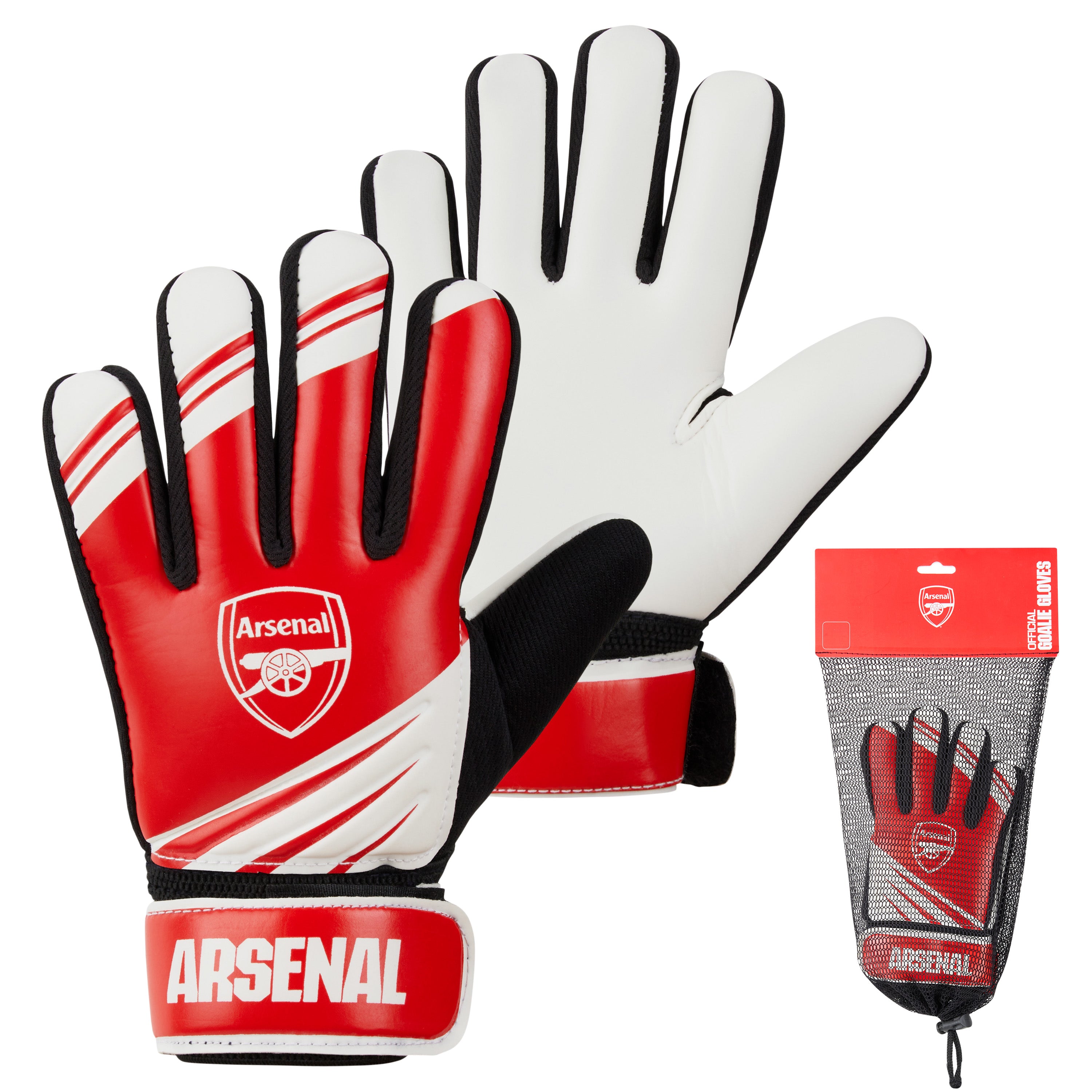 arsenal-gants-gardien-enfant-taille-7-paumes-matelass-es image 1