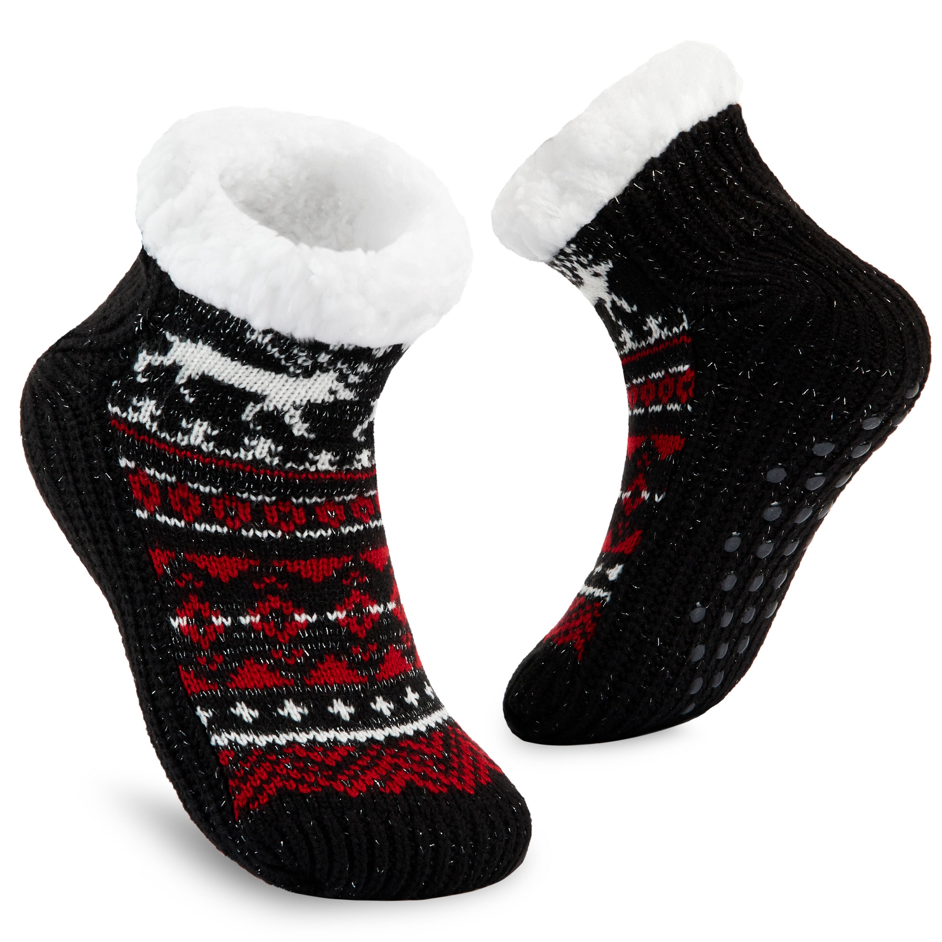 citycomfort-chaussettes-pilou-femme-sherpa-antiderapantes image 1