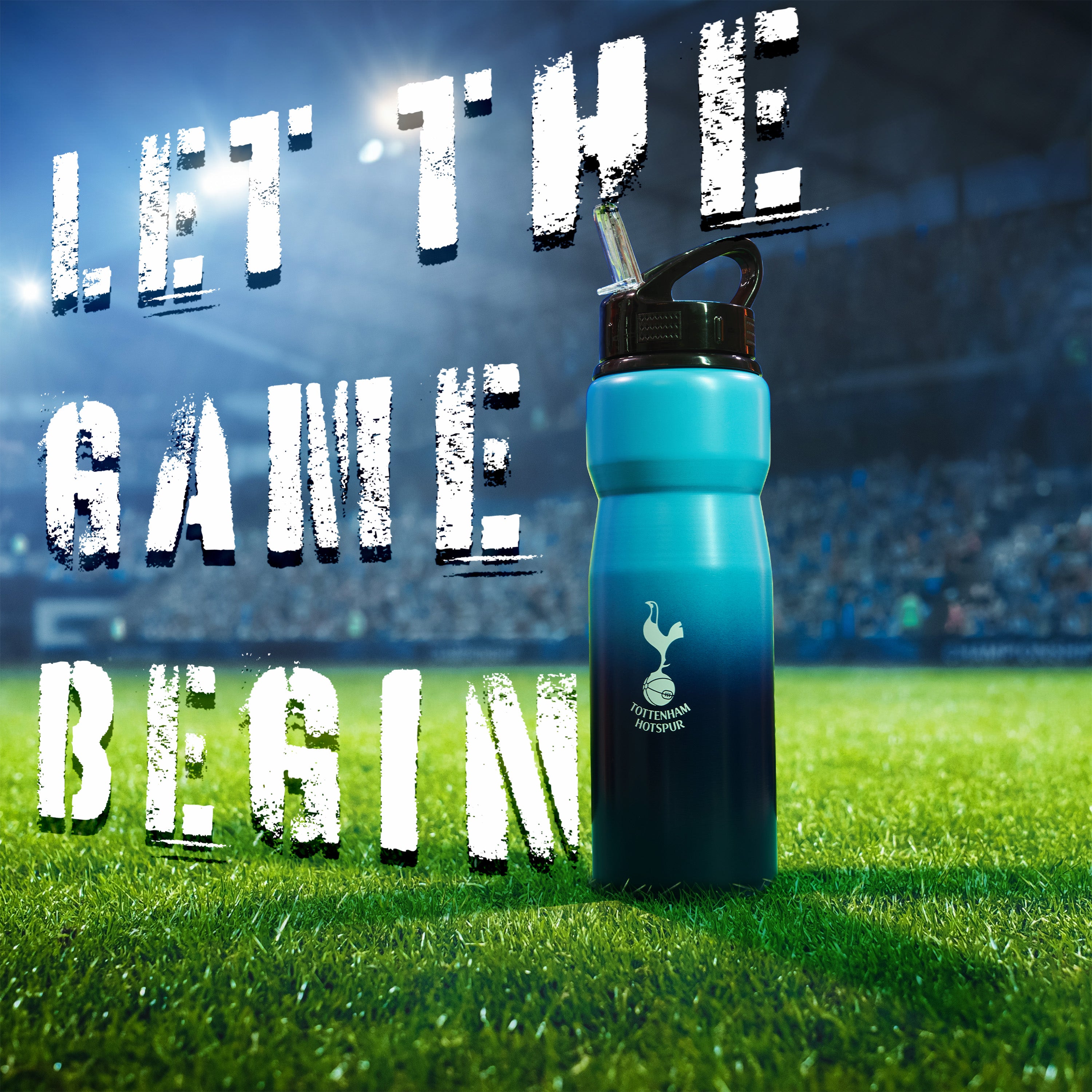 get-trend-men-tottenham-gourde-m-tal-750ml-paille-spurs image 2