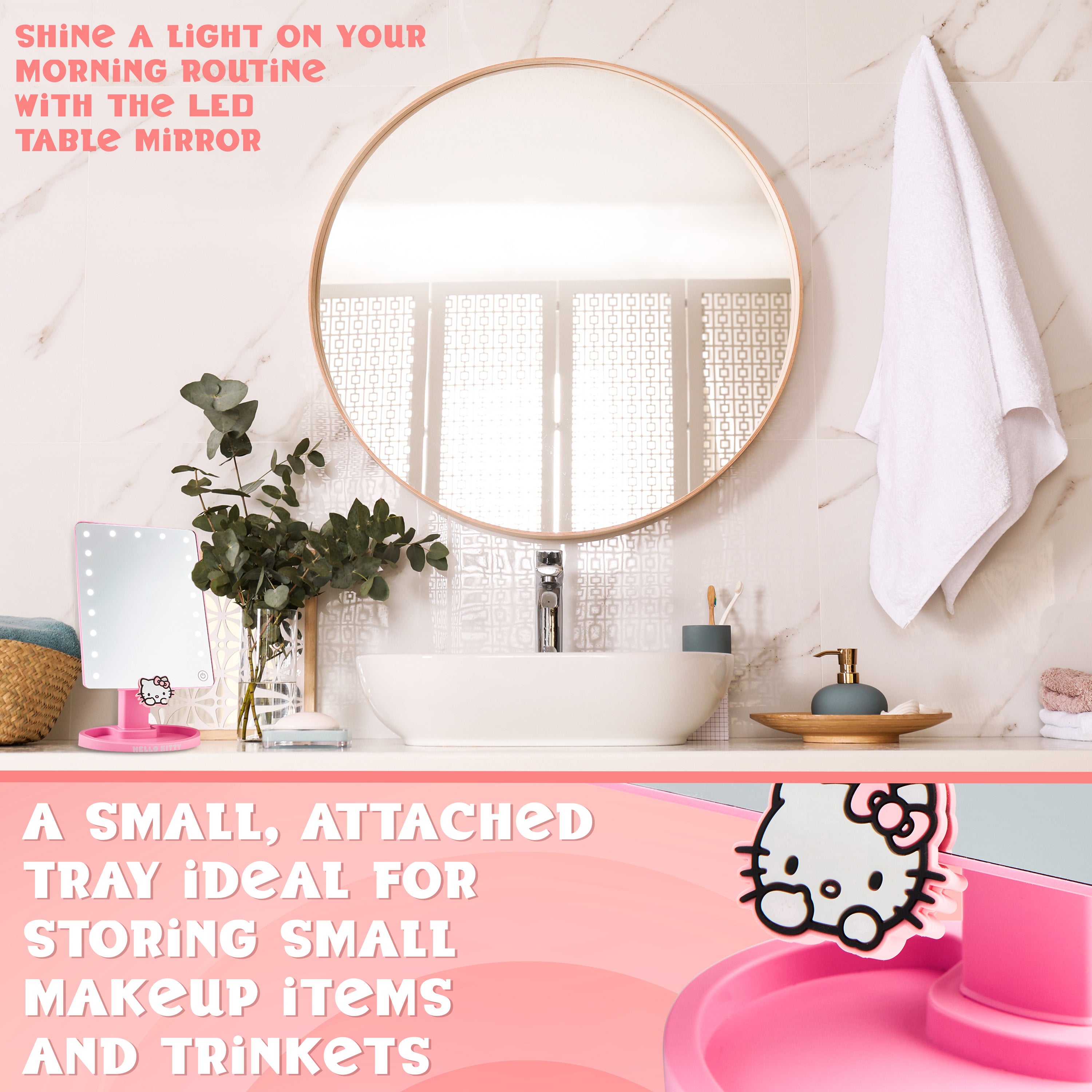 hello-kitty-miroir-led-table-maquillage-avec-plateau-cadeau-fille image 6
