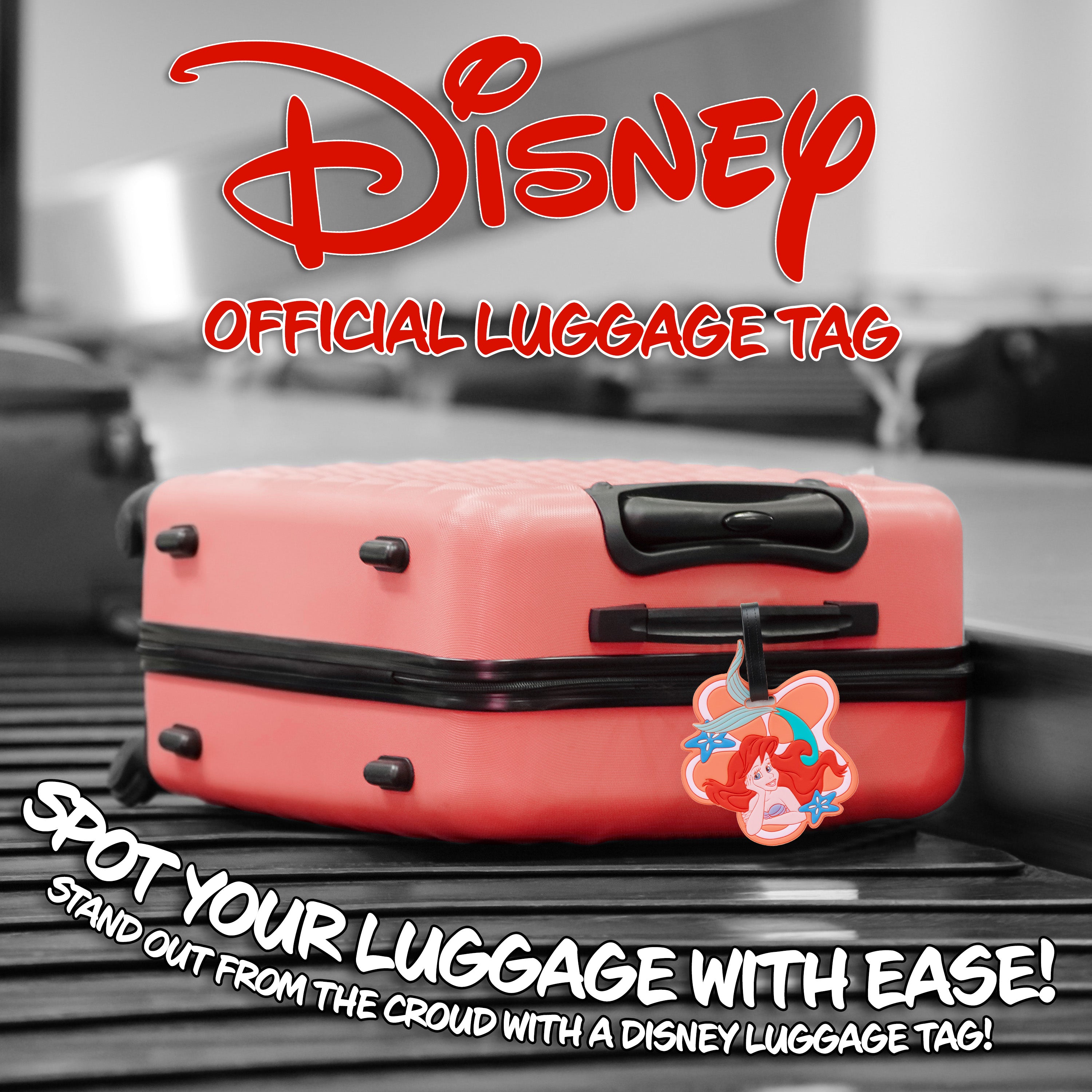 disney-tiquette-valise-ariel-pvc-adresse image 2