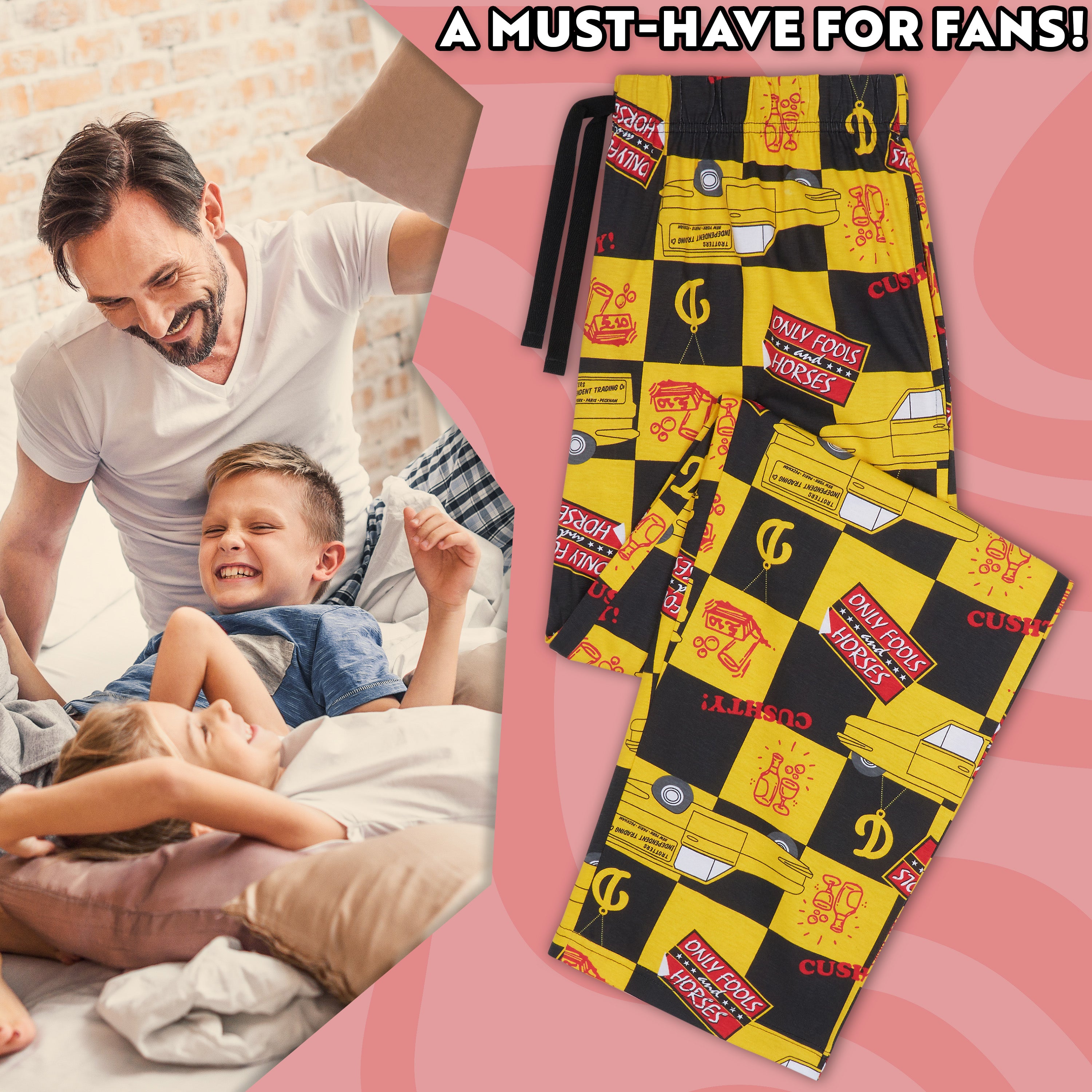 only-fools-and-horses-pantalon-pyjama-homme-poches-s-3xl image 2