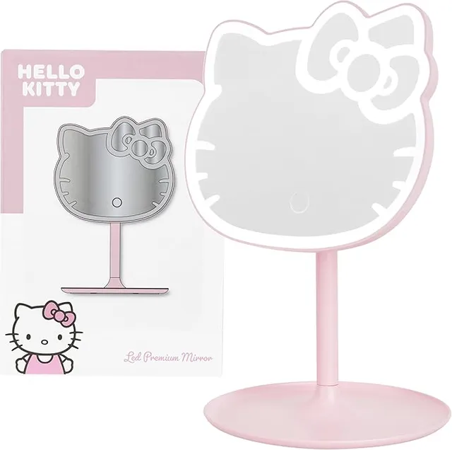 get-trend-hello-kitty-miroir-maquillage-led-rose image 1