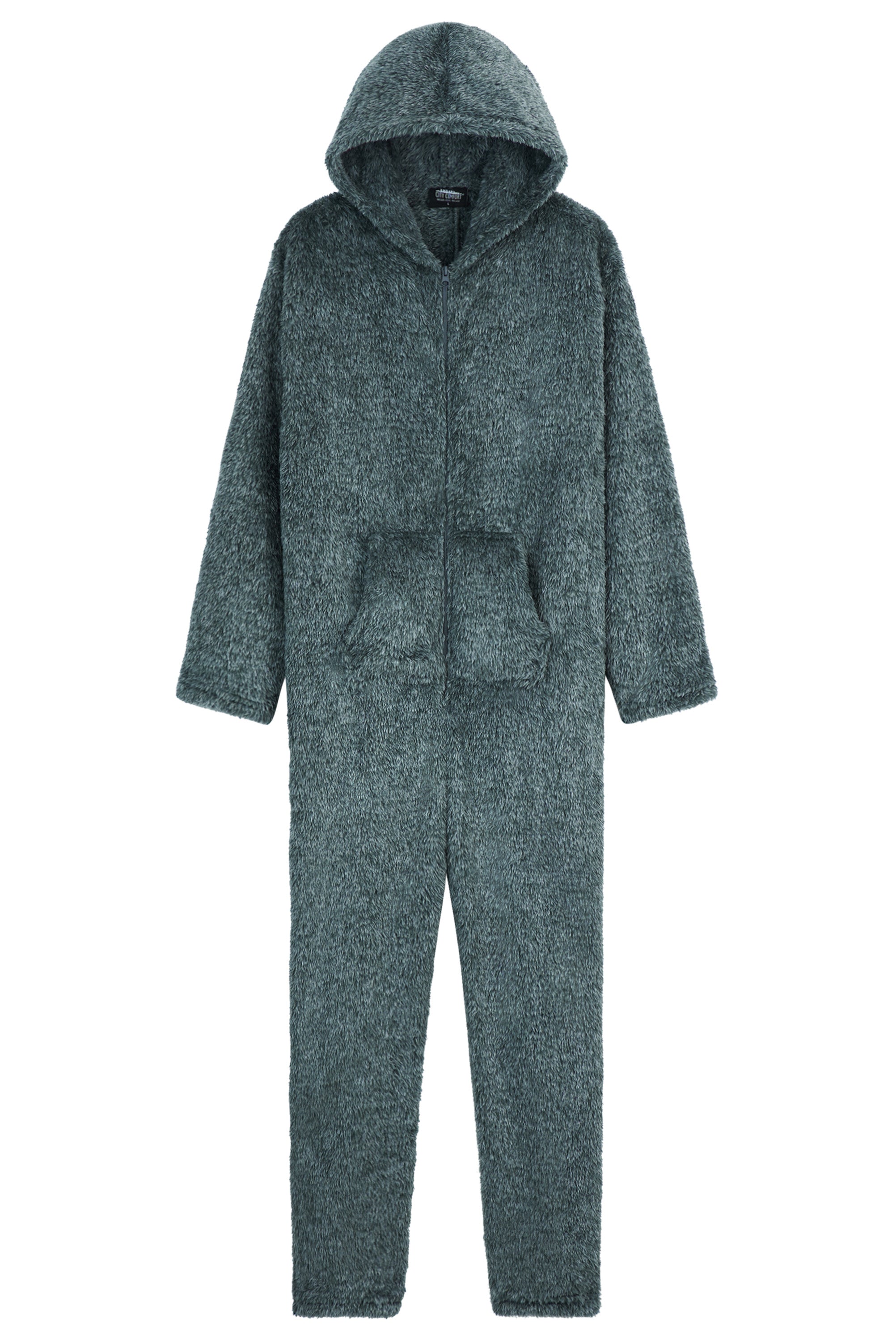 citycomfort-combinaison-pyjama-homme-polaire-capuche-l-zip image 2