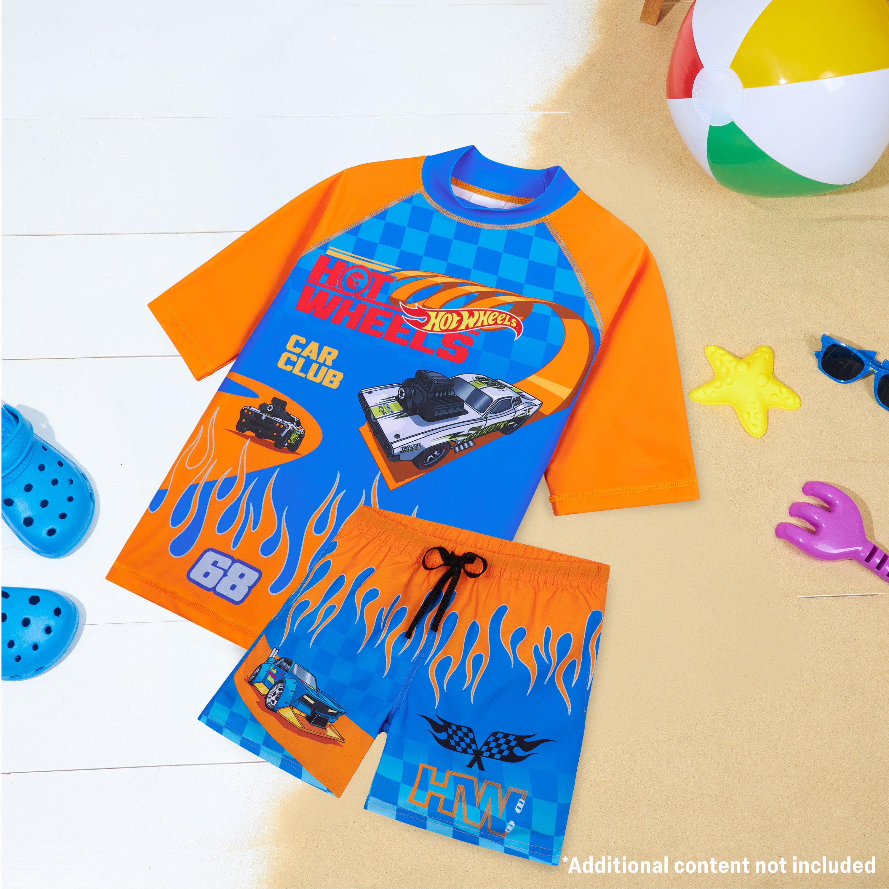 hot-wheels-maillot-de-bain-gar-on-2-pi-ces-short-top-5-6-ans image 5
