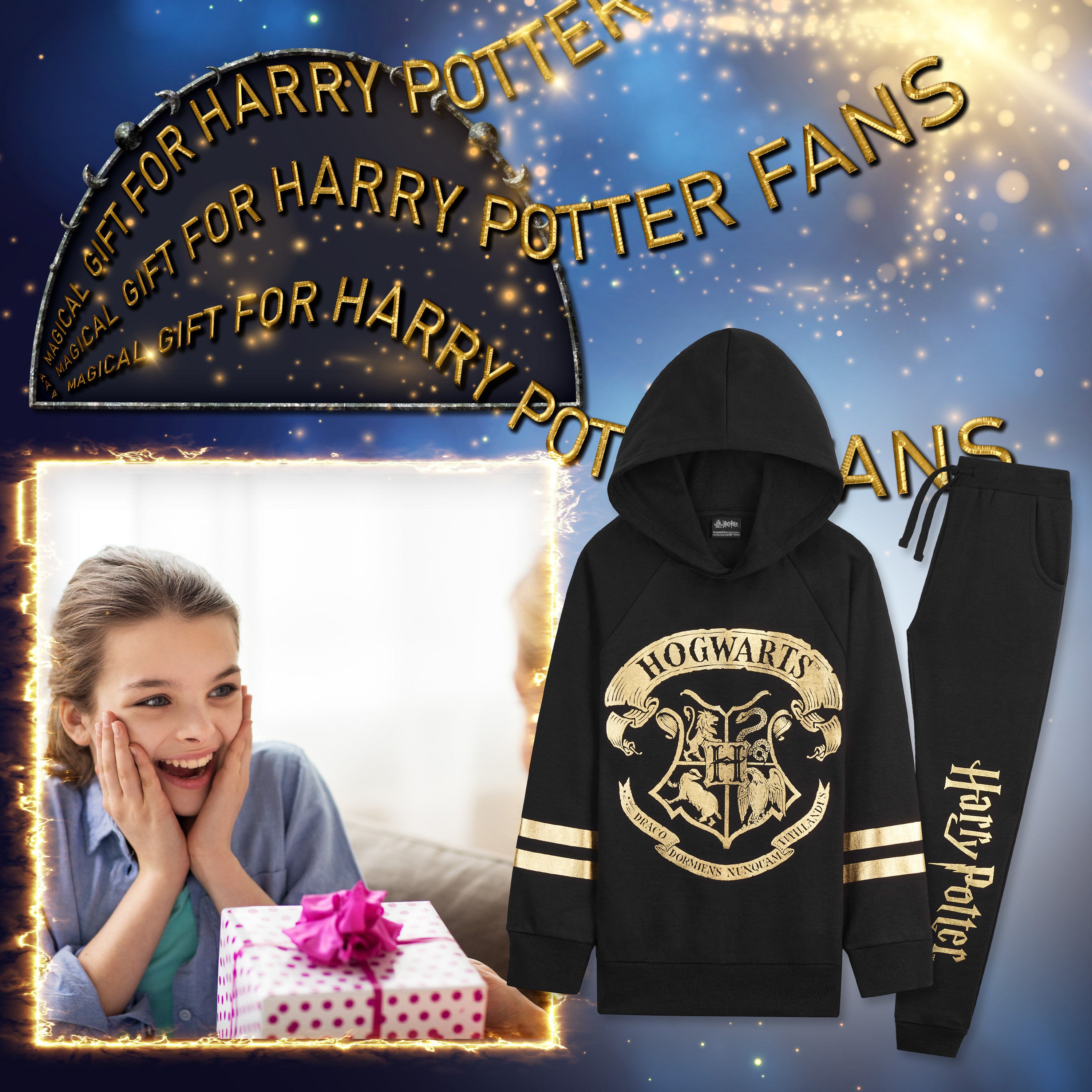 harry-potter-surv-tement-fille-hoodie-jogging-7-8-ans image 2