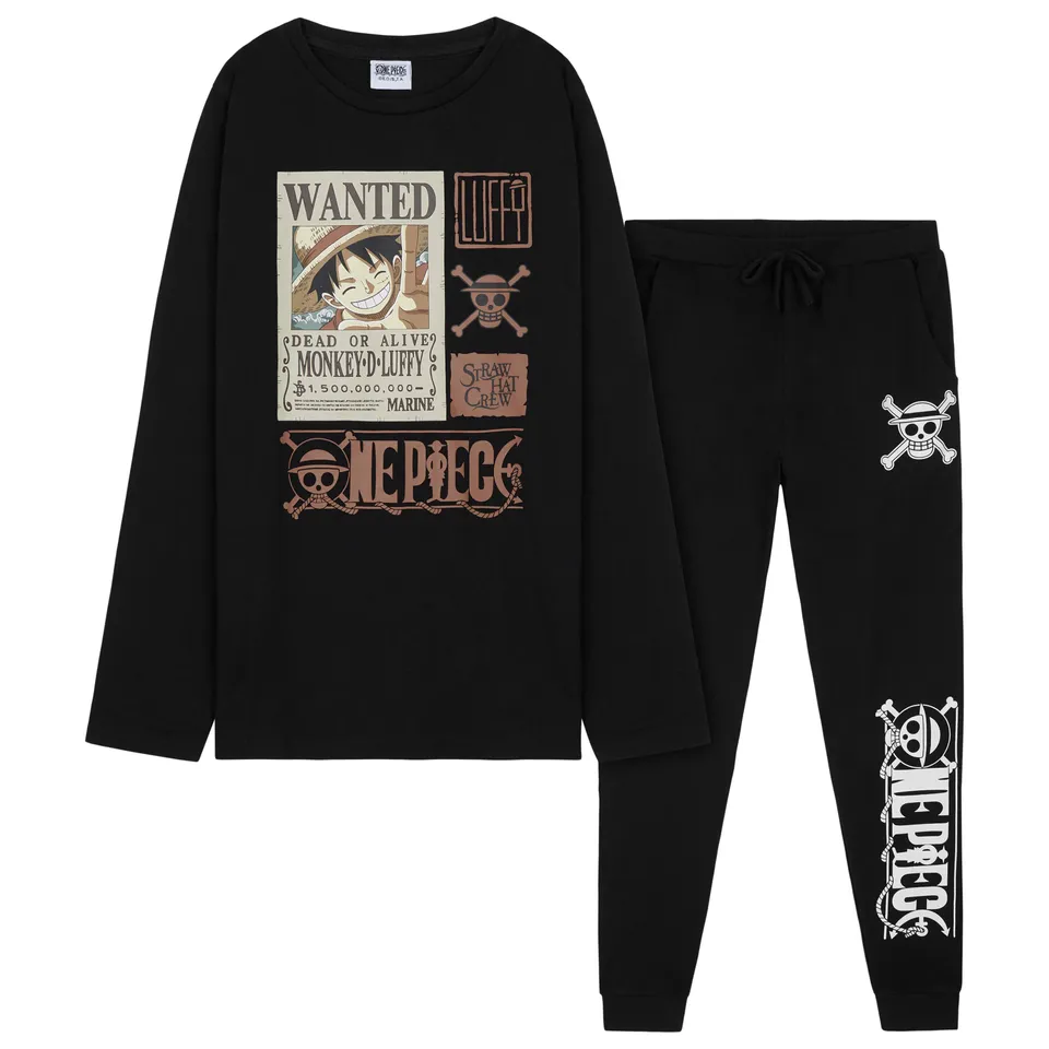 one-piece-pyjama-enfant-coton-2-pi-ces-9-10-ans-anime image 1