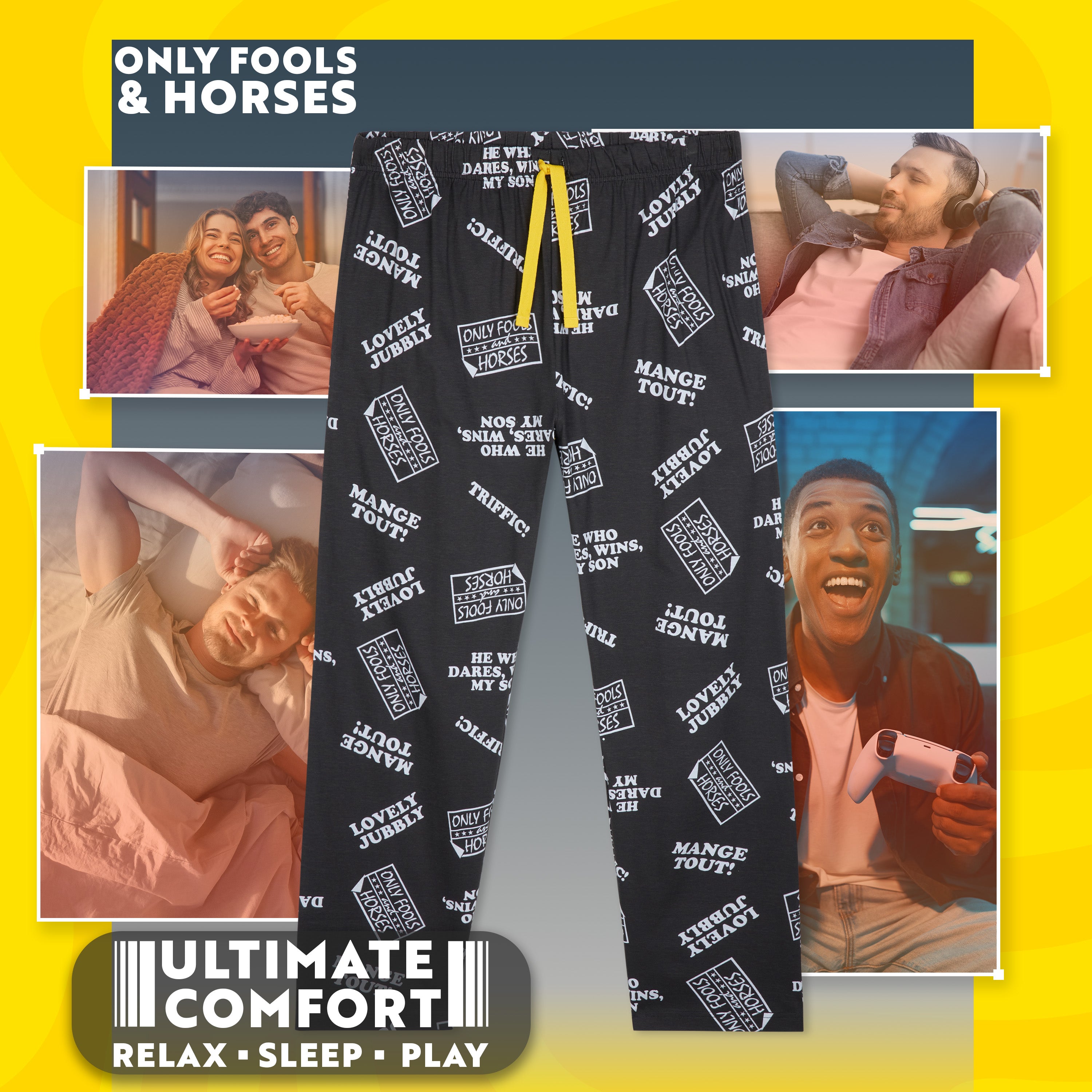 only-fools-and-horses-pantalon-pyjama-homme-poches image 3
