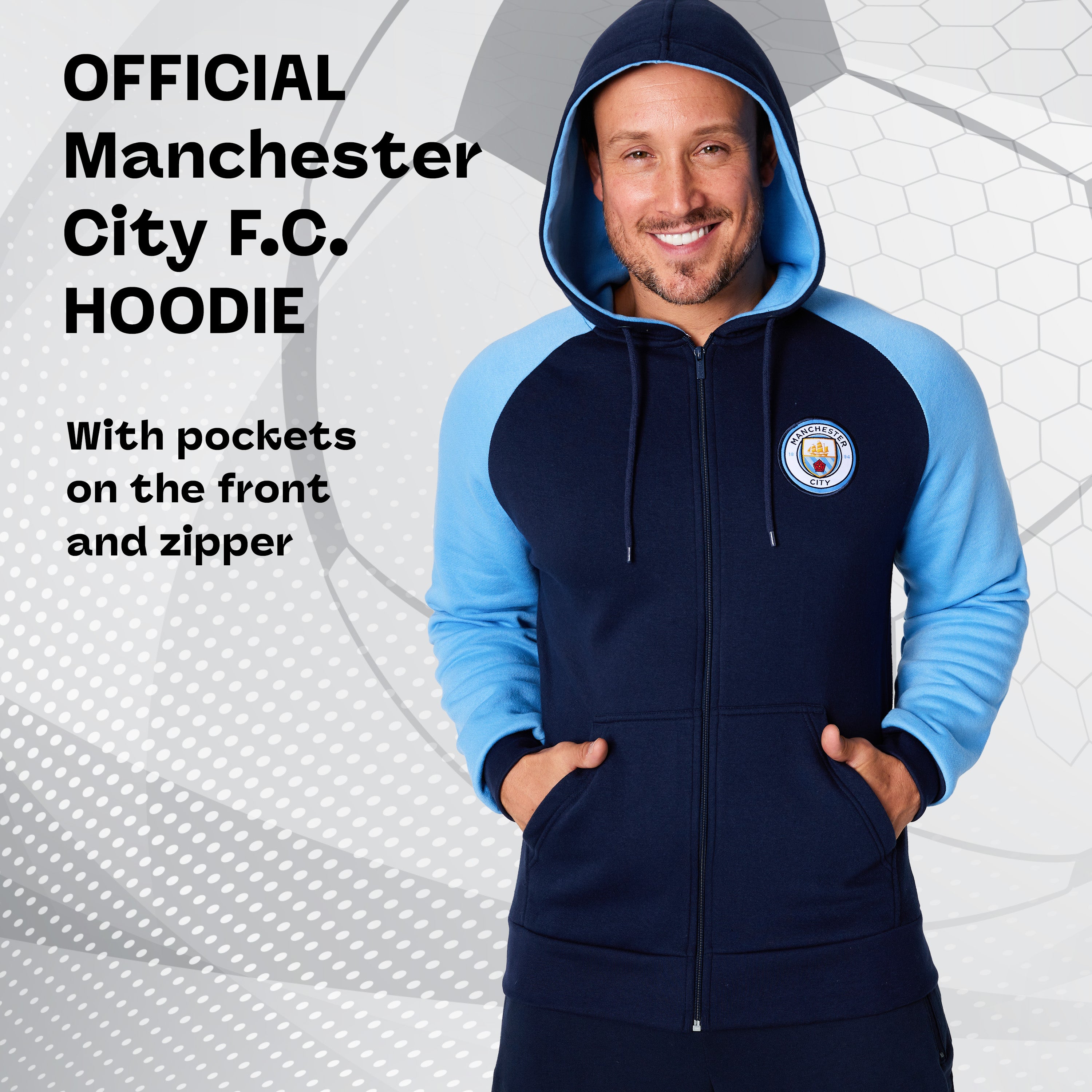 manchester-city-sweat-zipp-homme-capuche-poches-taille-l image 3