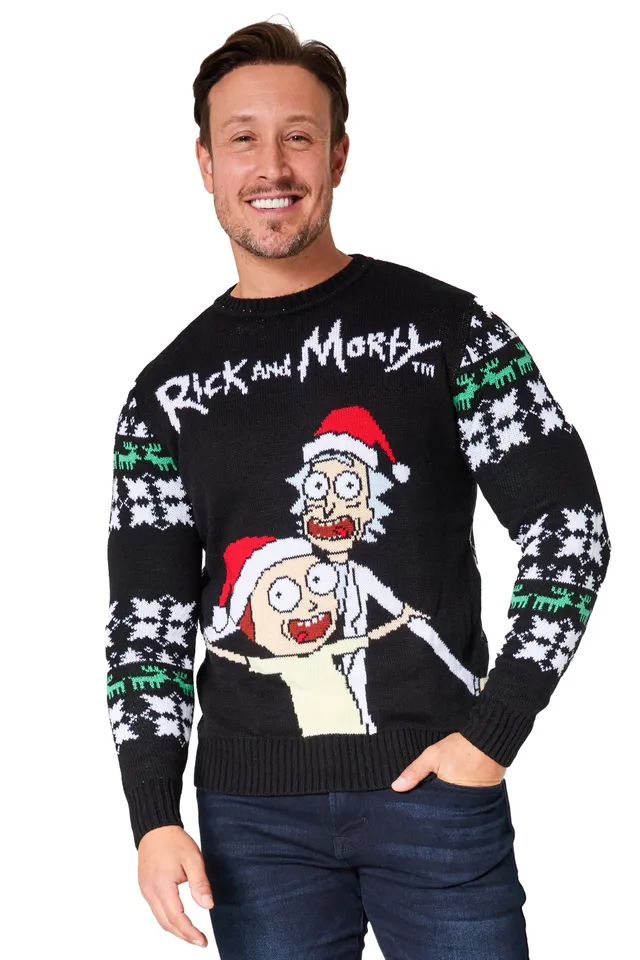 rick-and-morty-pull-de-no-l-homme-taille-m image 1
