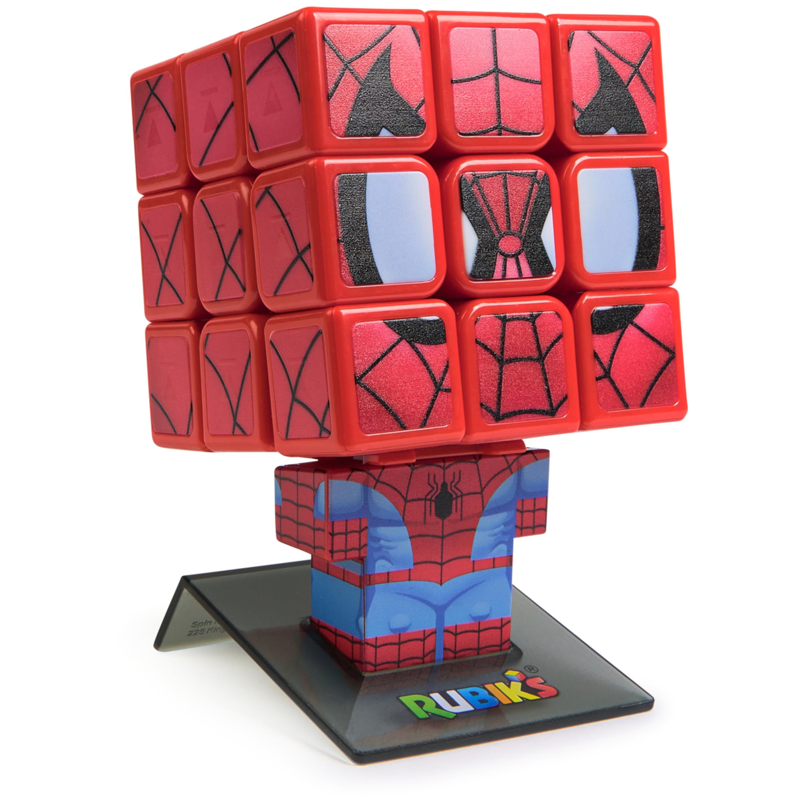 rubik-s-cubers-spider-man-cube-3x3-casse-t-te-marvel-8-ans image 4