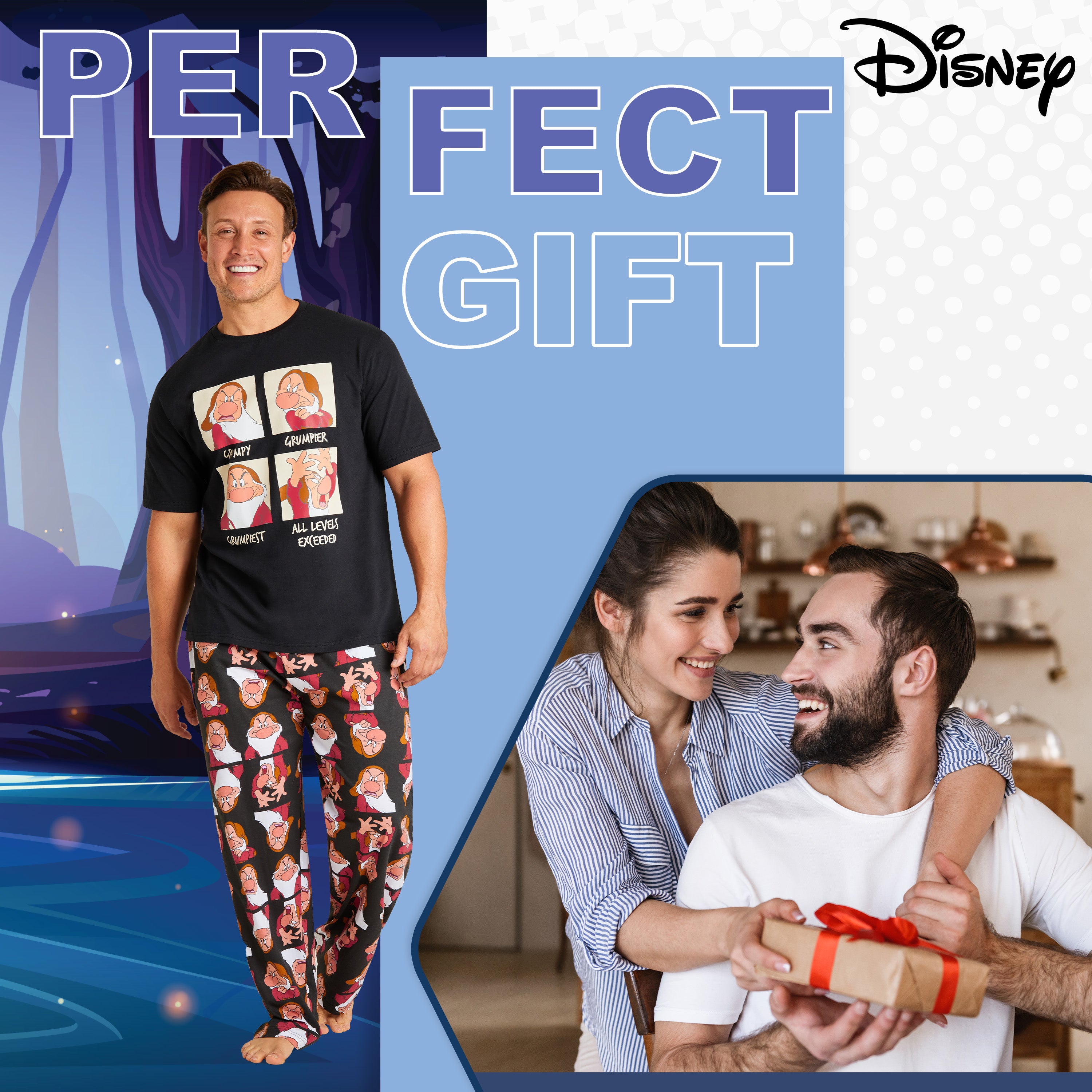 disney-grincheux-pyjama-homme-coton-t-shirt-pantalon image 3