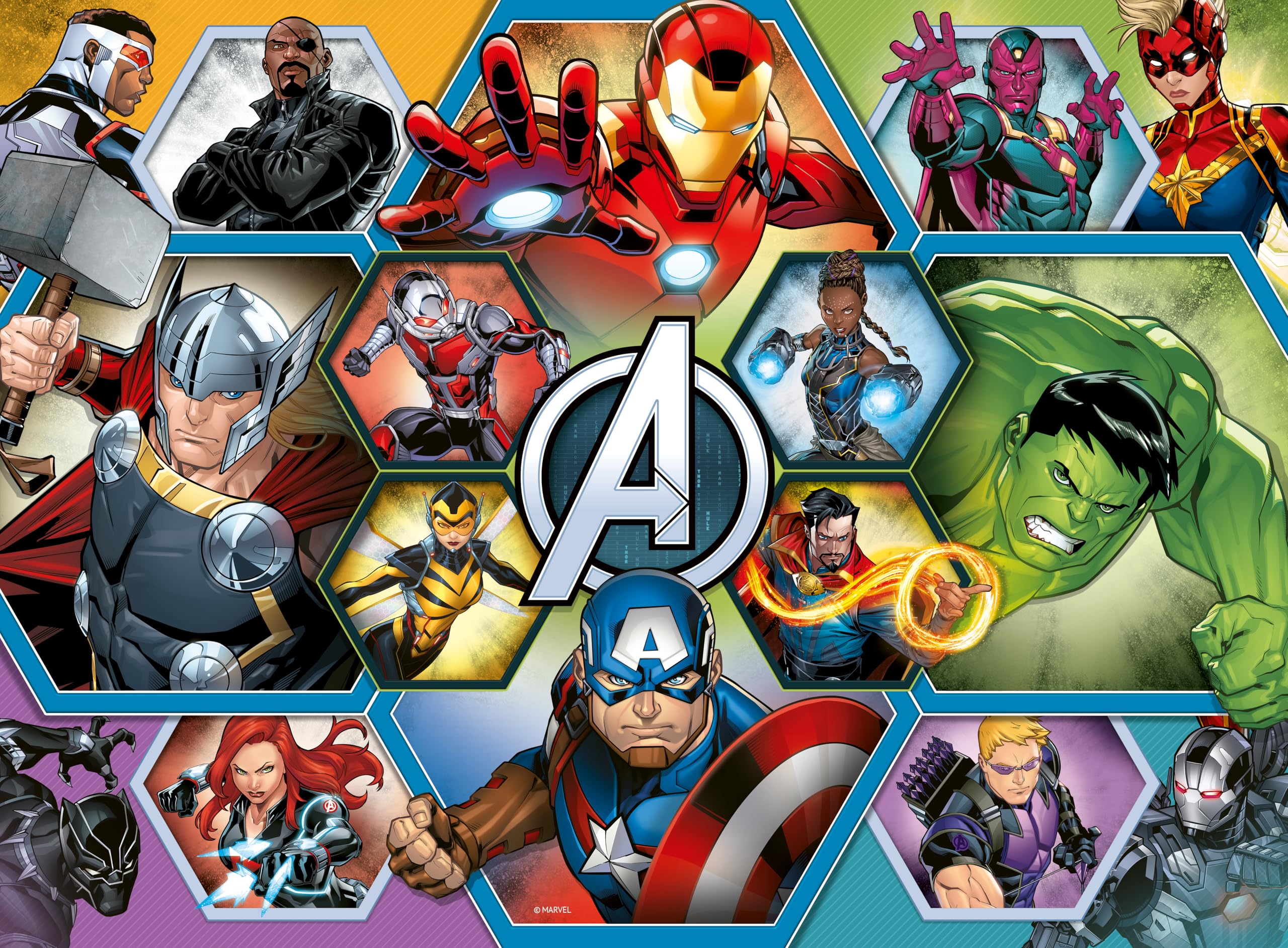 ravensburger-puzzle-marvel-avengers-100-pi-ces-xxl-6-ans image 2