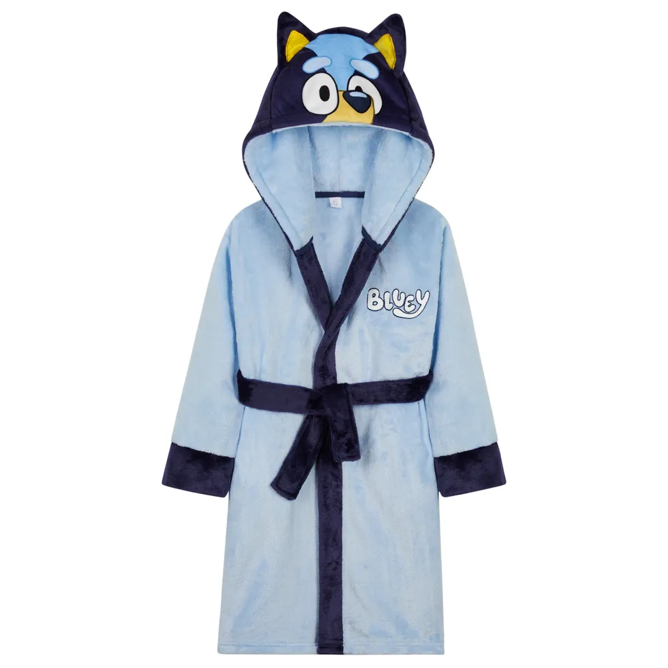 bluey-peignoir-polaire-fille-capuche-5-6-ans-doux image 1