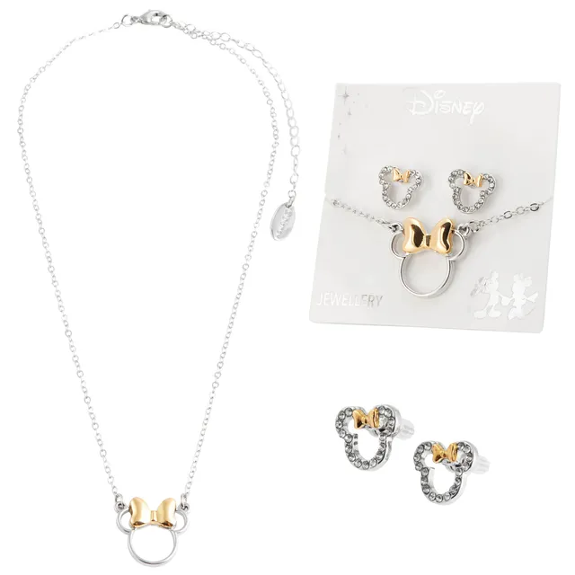 disney-minnie-parure-bijoux-fille-collier-bracelet-boucles image 1