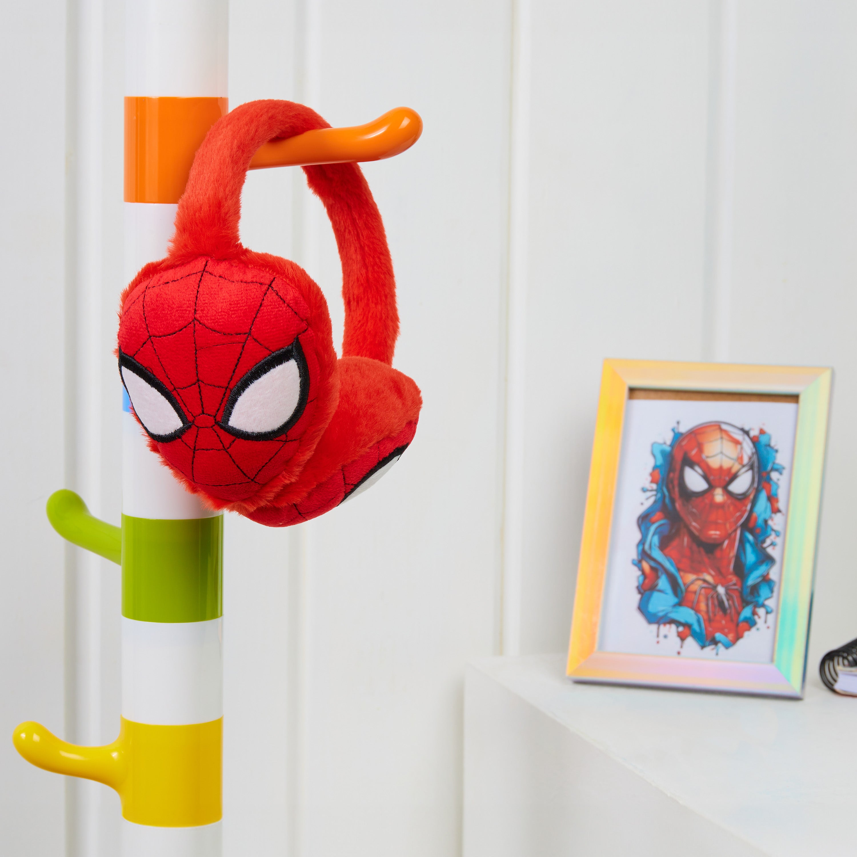 marvel-spiderman-cache-oreilles-enfant-doux-hiver image 2