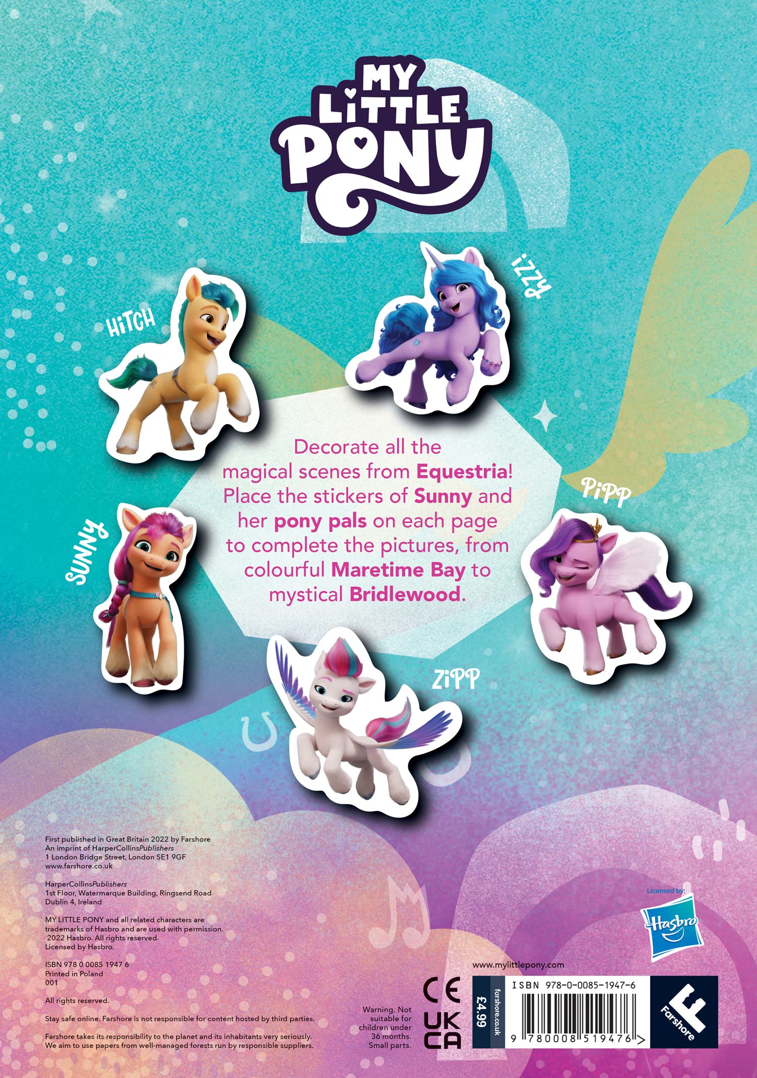my-little-pony-sticker-scenes-livre-autocollants-sc-nes image 2