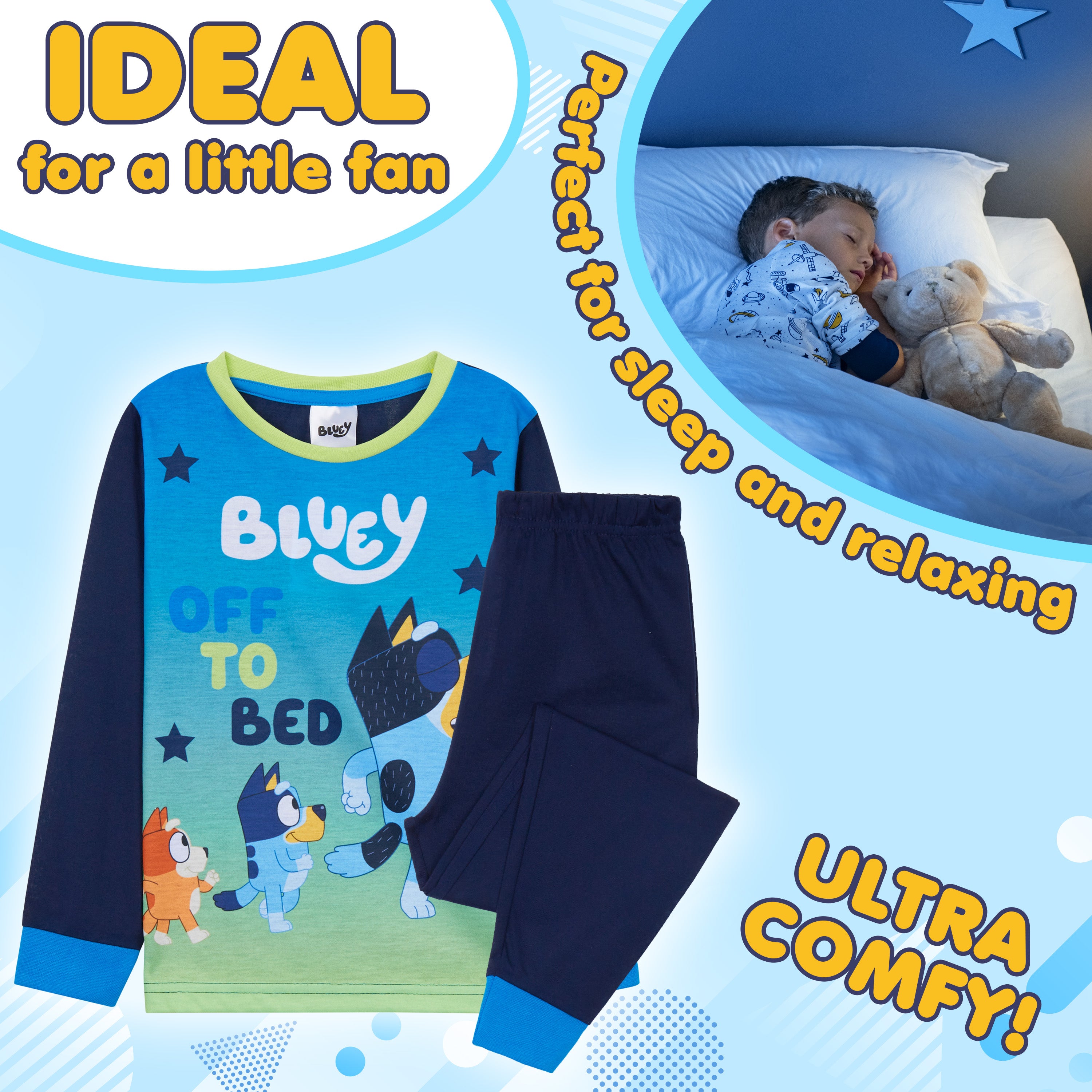 bluey-pyjama-long-gar-on-manches-longues-respirant image 4