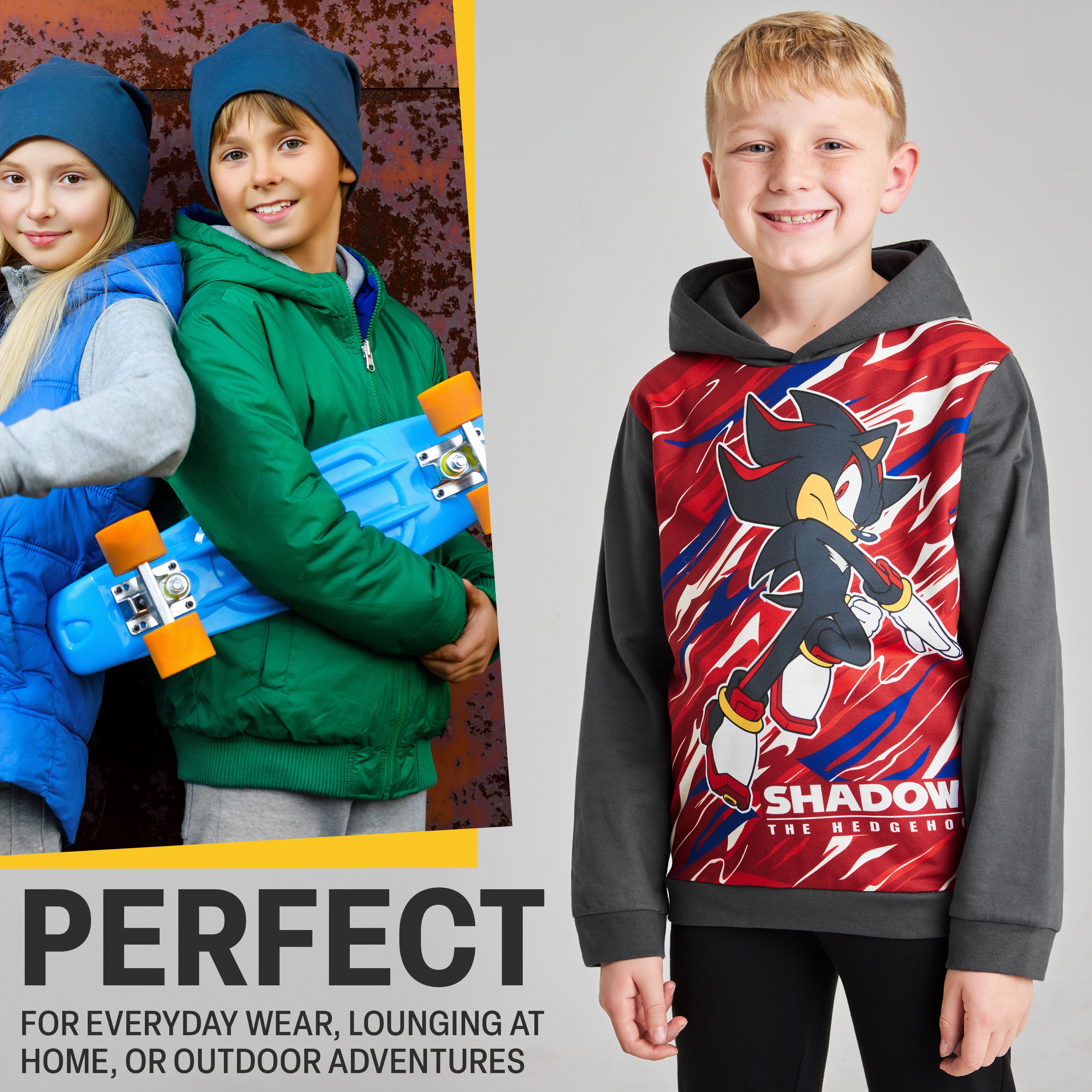 get-trend-boys-sonic-hoodie-gar-on-sweat-capuche-gamer image 2