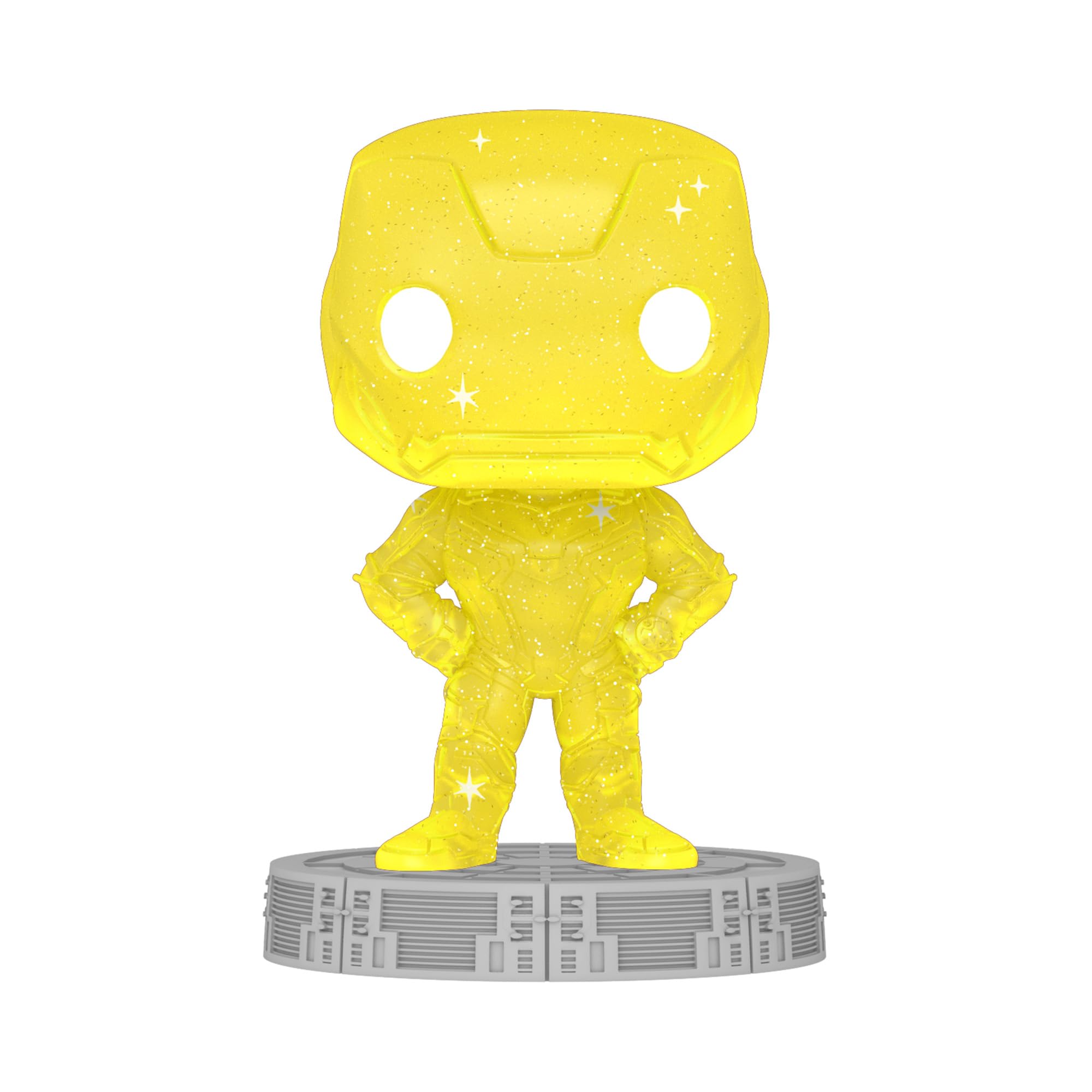 funko-pop-artist-series-iron-man-figurine-jaune-saga image 2