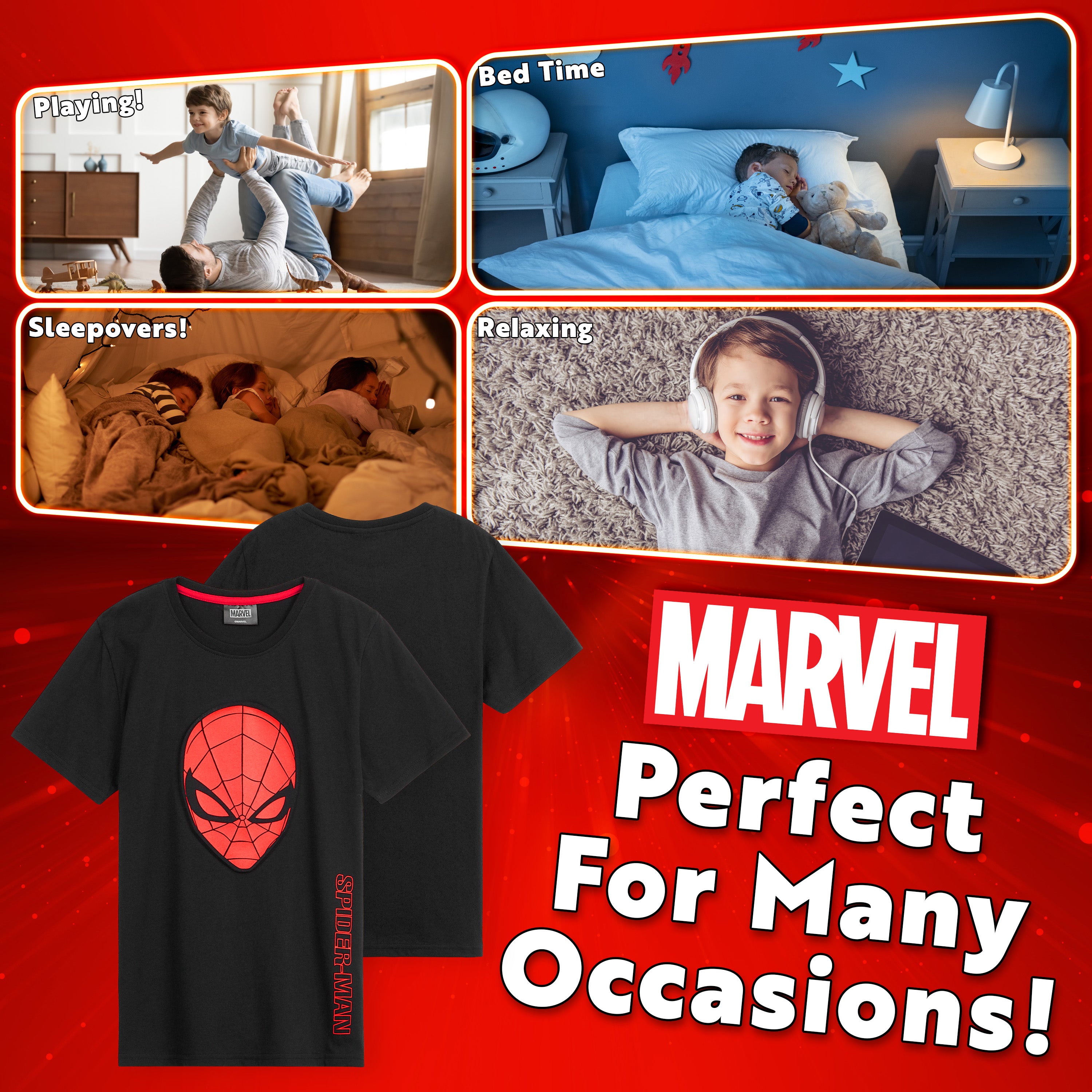 marvel-pyjama-gar-on-short-avengers-coton-9-10-ans image 4