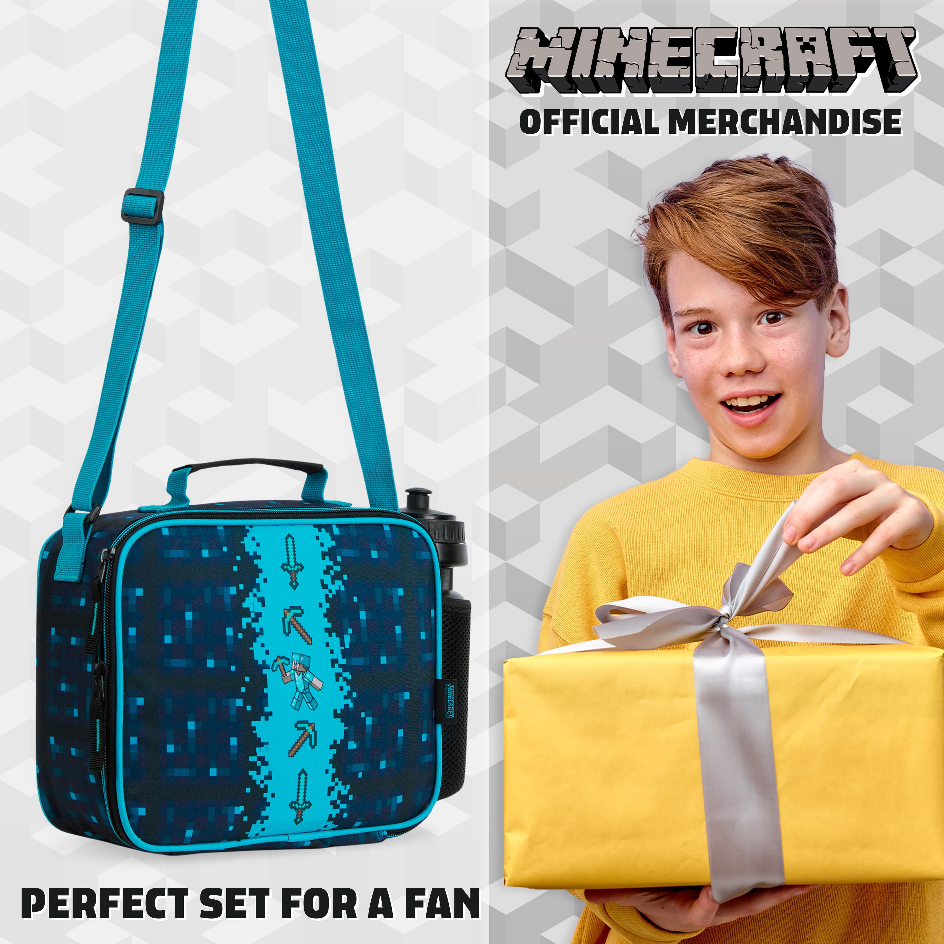 minecraft-sac-repas-isotherme-creeper-bleu-gourde-enfant image 3