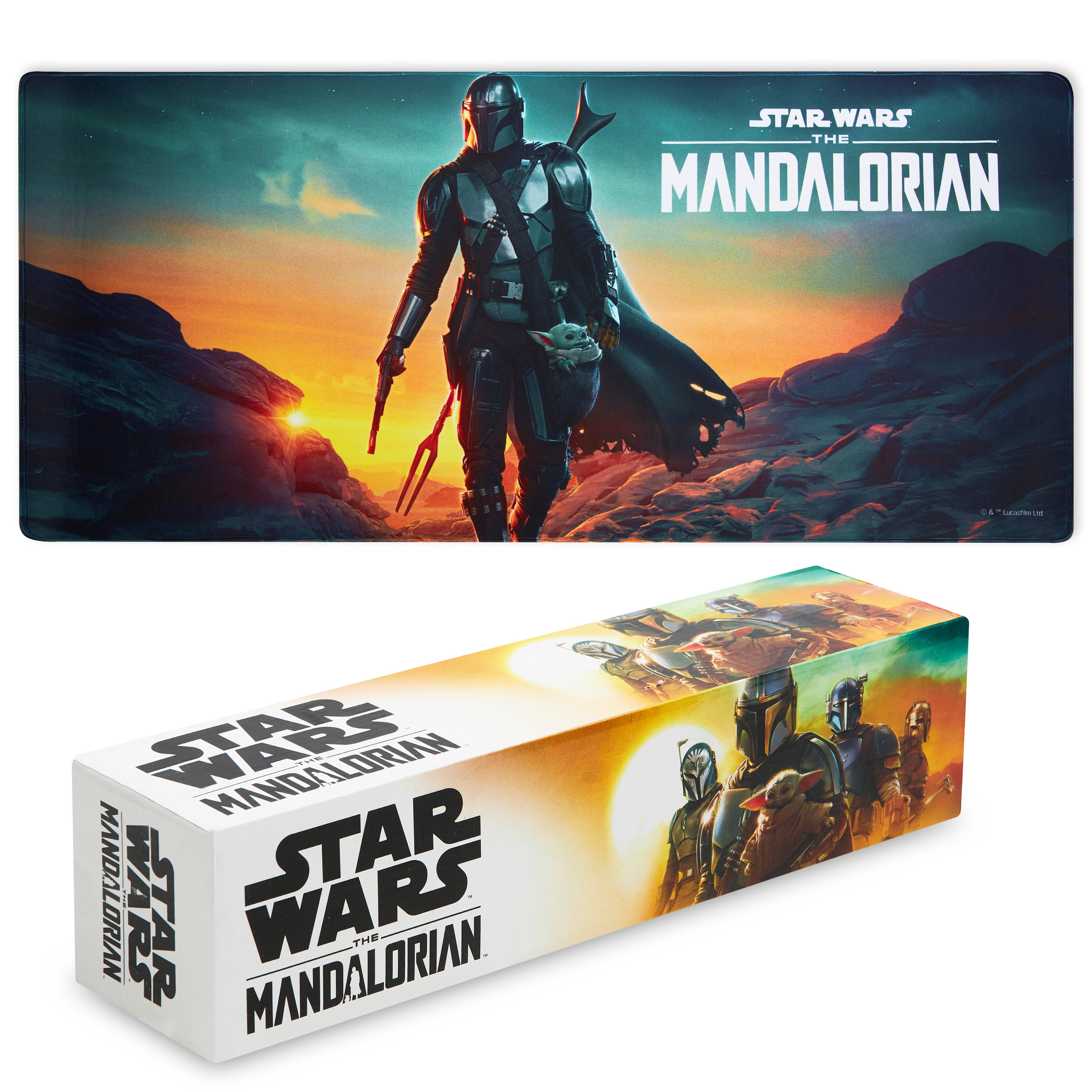 star-wars-mandalorian-tapis-de-bureau-multi-79-5x35-5-cm-antid-rapant image 1