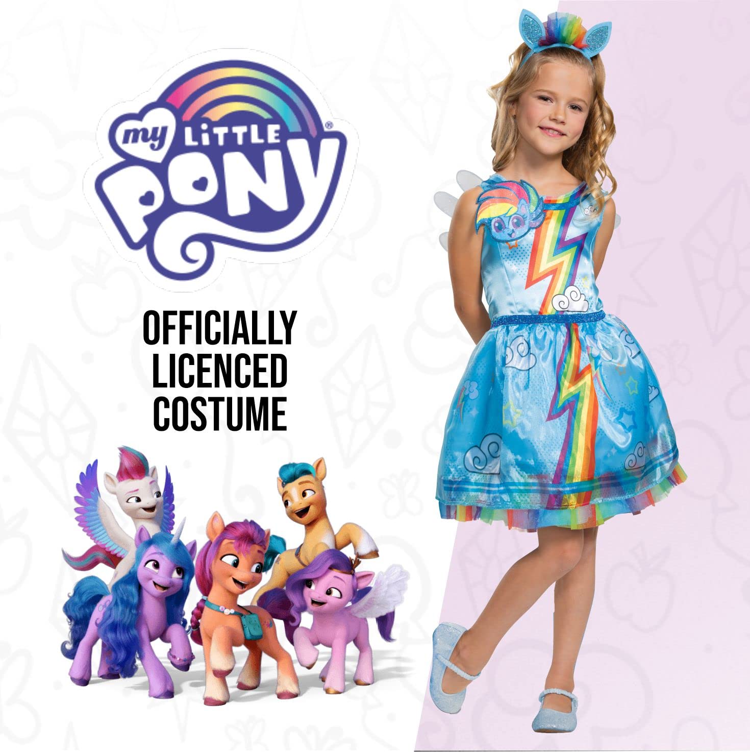 my-little-pony-rainbow-dash-d-guisement-fille-taille-s image 5