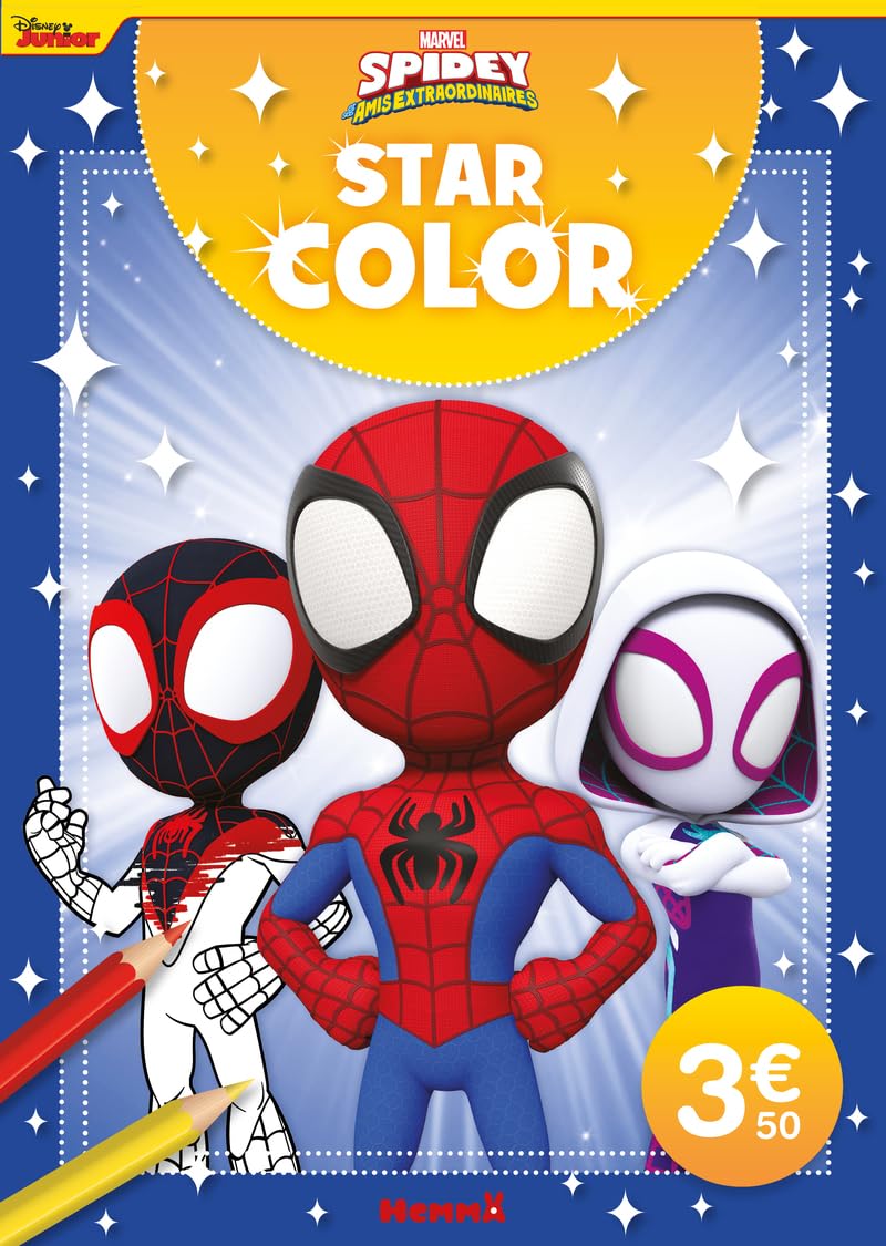 marvel-spidey-star-color-livre-coloriage-enfant-4-ans image 1