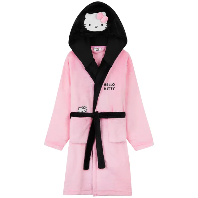 hello-kitty-peignoir-fille-polaire-capuche-9-10-ans-poches image 1