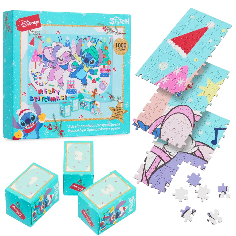 disney-stitch-calendrier-de-l-avent-puzzle-1000-pi-ces image 1