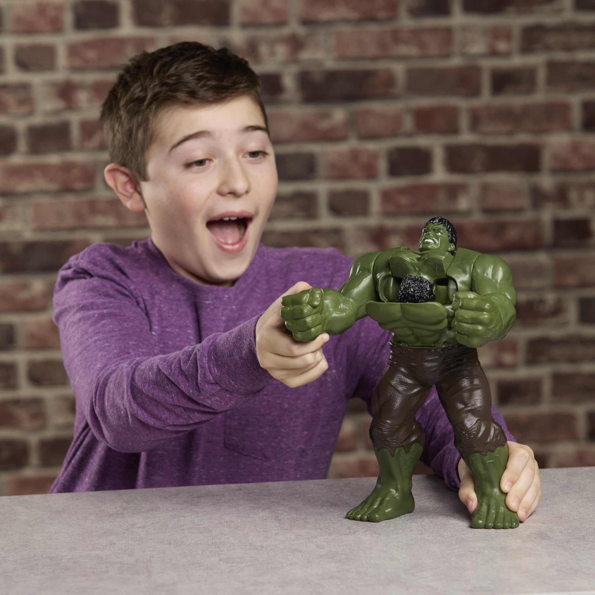 hasbro-marvel-hulk-frappe-sauvage-figurine-29-9-cm image 6