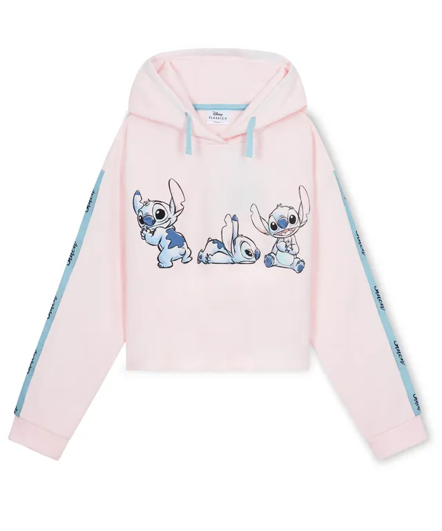 get-trend-girls-disney-stitch-sweat-capuche-fille-court-doux image 1