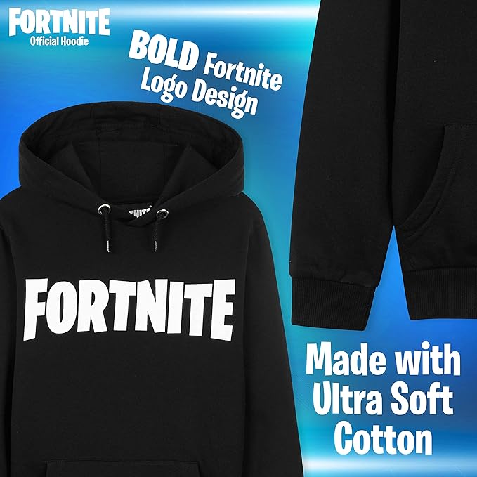 get-trend-boys-fortnite-sweat-capuche-gar-on-7-8-ans-respirant image 2