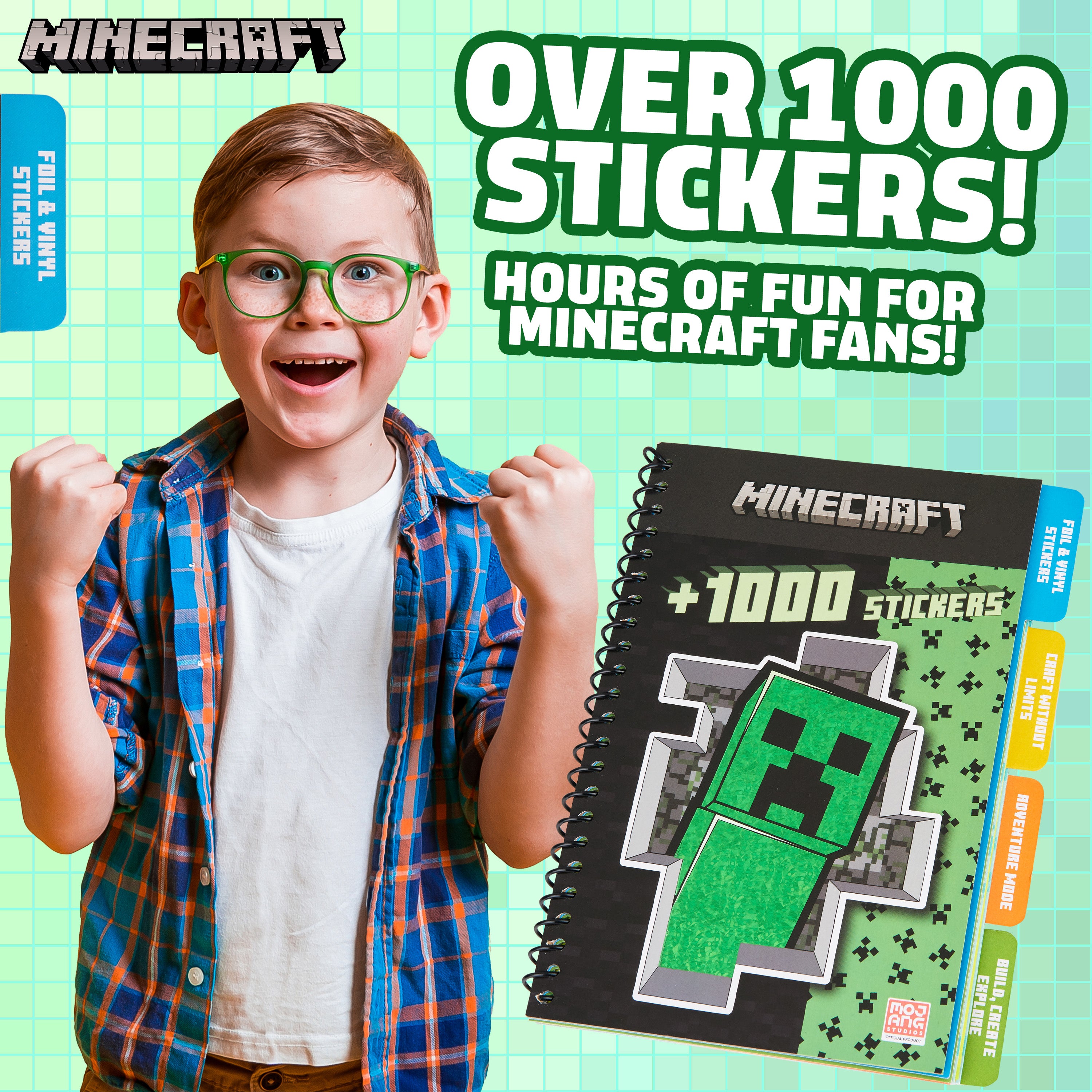 minecraft-livre-stickers-enfant-1000-autocollants-28-planches image 3
