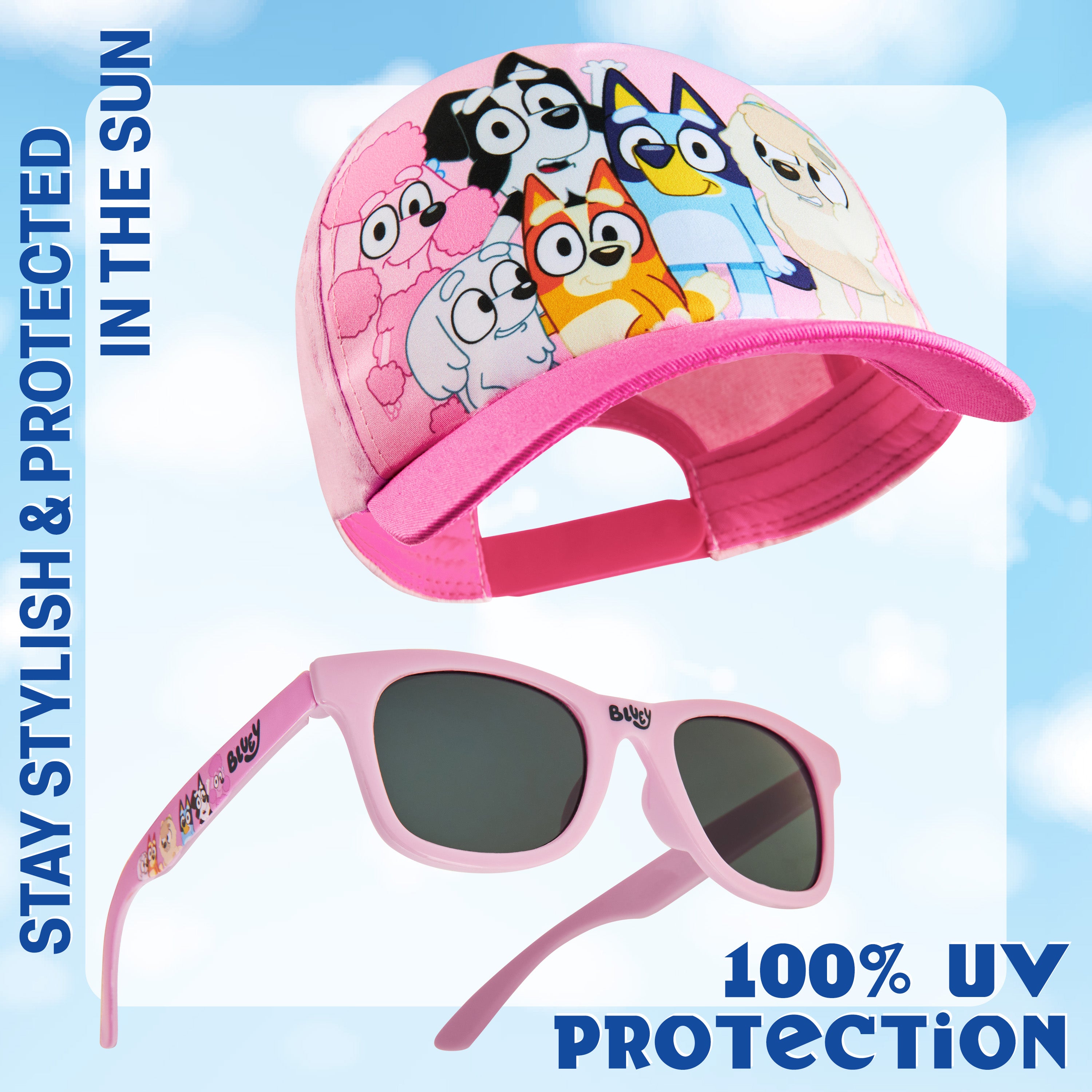 bluey-girls-lunettes-casquette-enfant-rose image 4