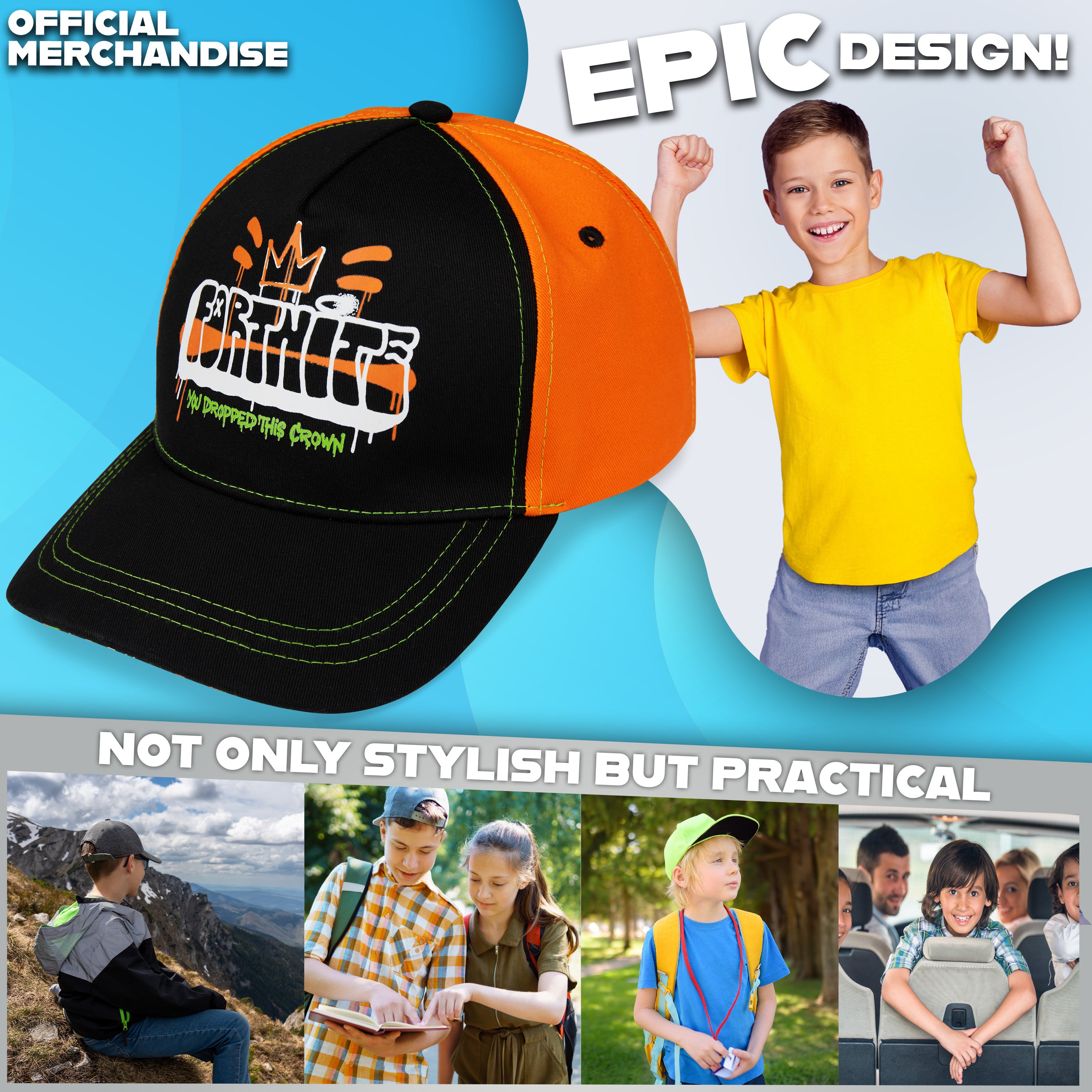 fortnite-casquette-enfant-baseball-gamer-r-glable image 3