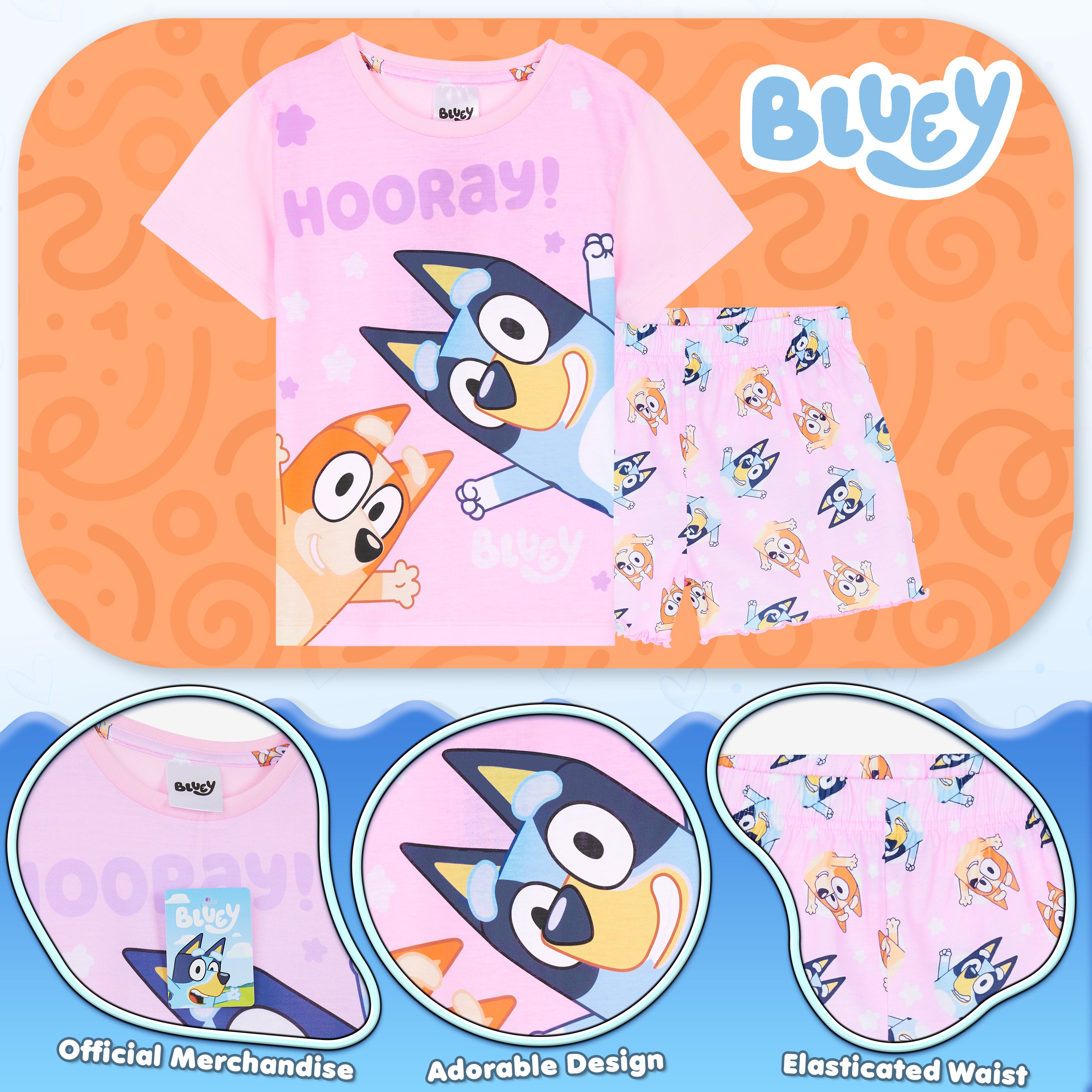 bluey-pyjama-enfant-short-2-pi-ces-coton-5-6-ans image 3