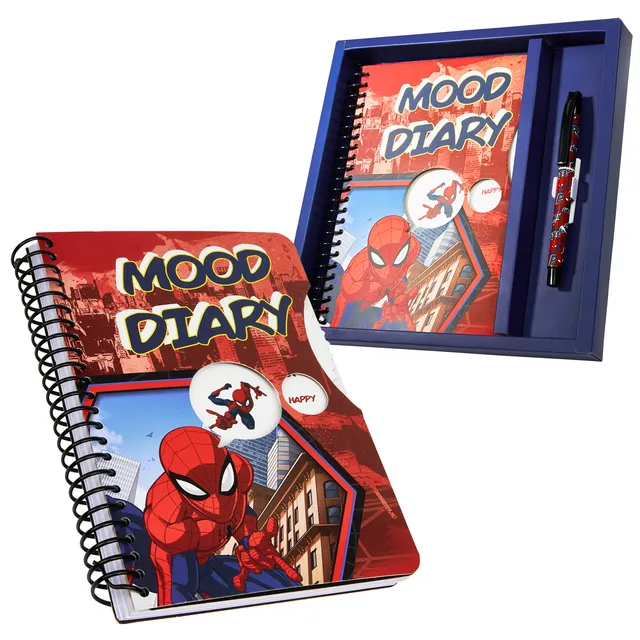 marvel-spiderman-journal-intime-stickers-stylo-enfant image 1