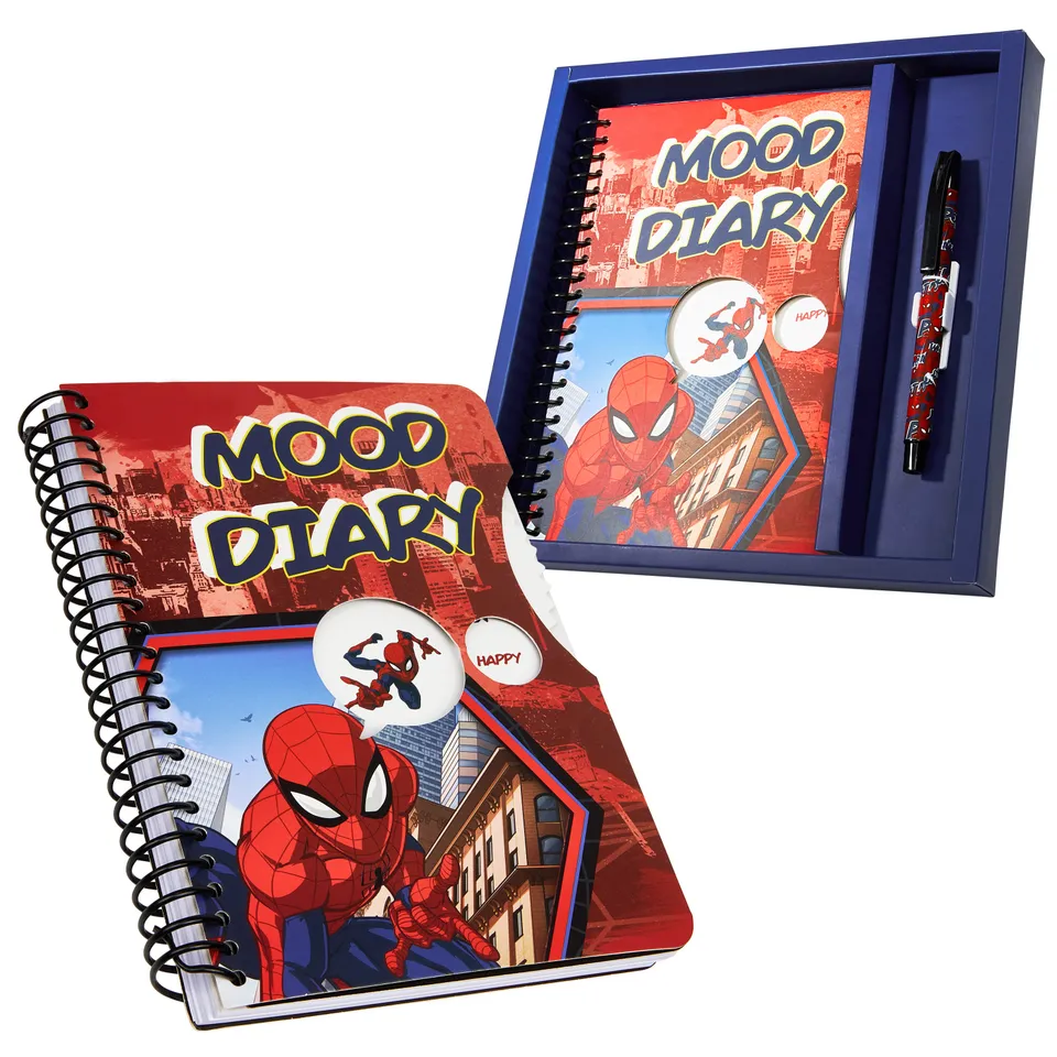 marvel-spiderman-journal-intime-stickers-stylo-enfant image 1