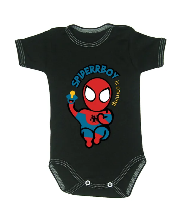 marvel-spider-man-body-b-b-manches-courtes-noir-18-24-mois-92-cm image 1