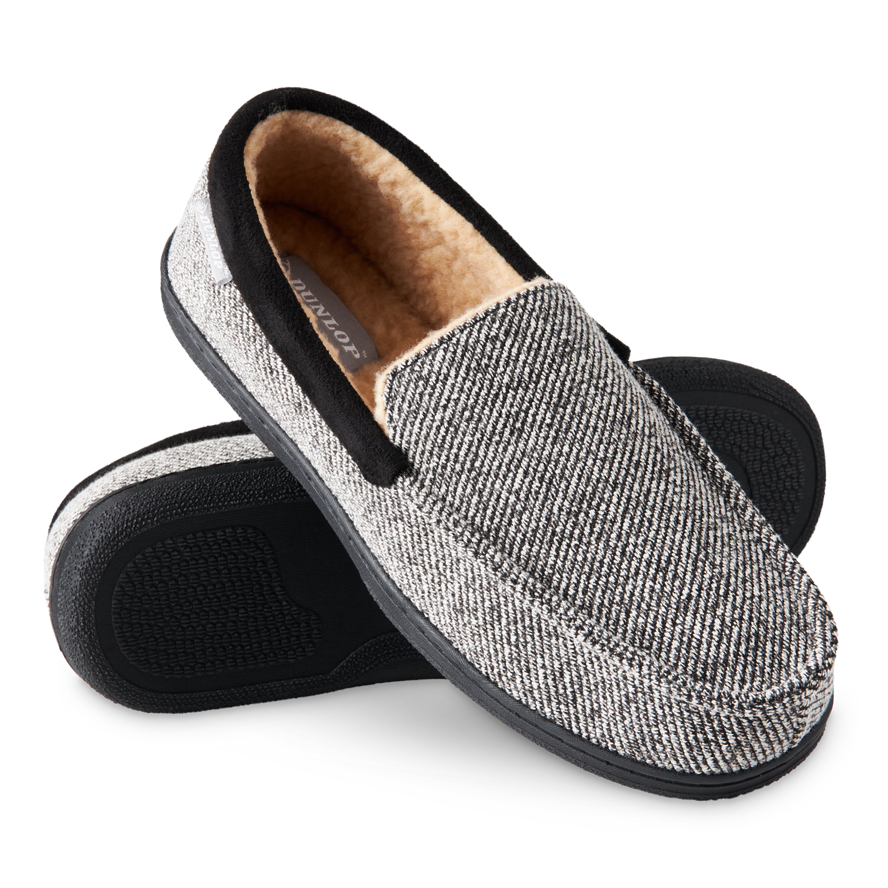 dunlop-mocassins-homme-fourr-s-m-moire-marine-respirant image 7