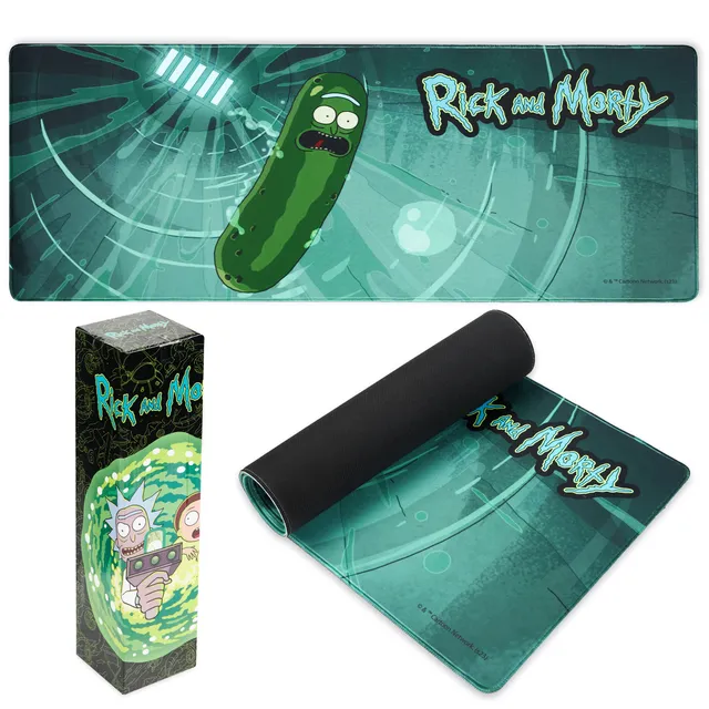 rick-and-morty-tapis-bureau-xxl-80x36-gamer image 1