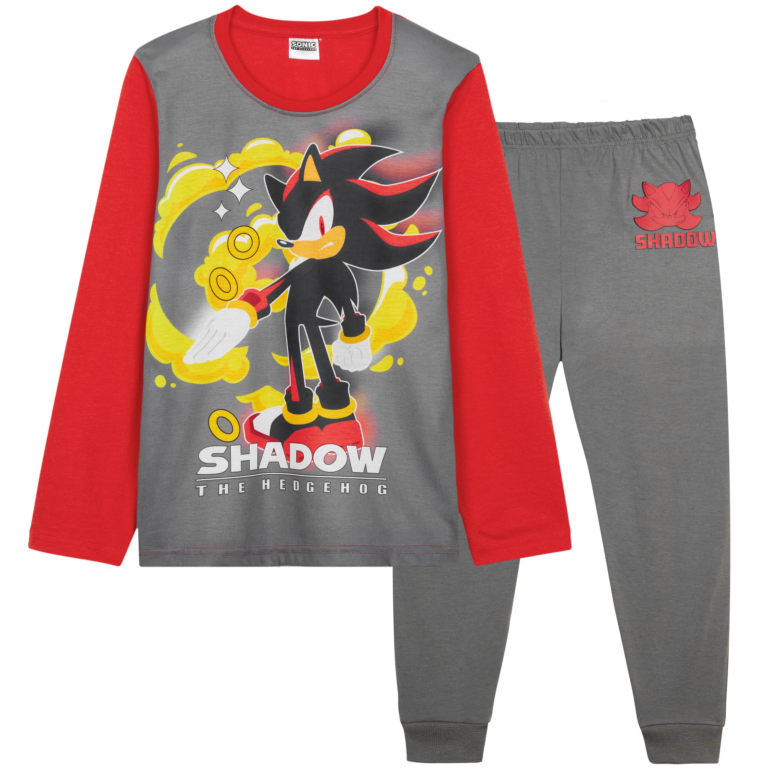 sonic-shadow-pyjama-gar-on-manche-longue-7-8-ans-doux image 1
