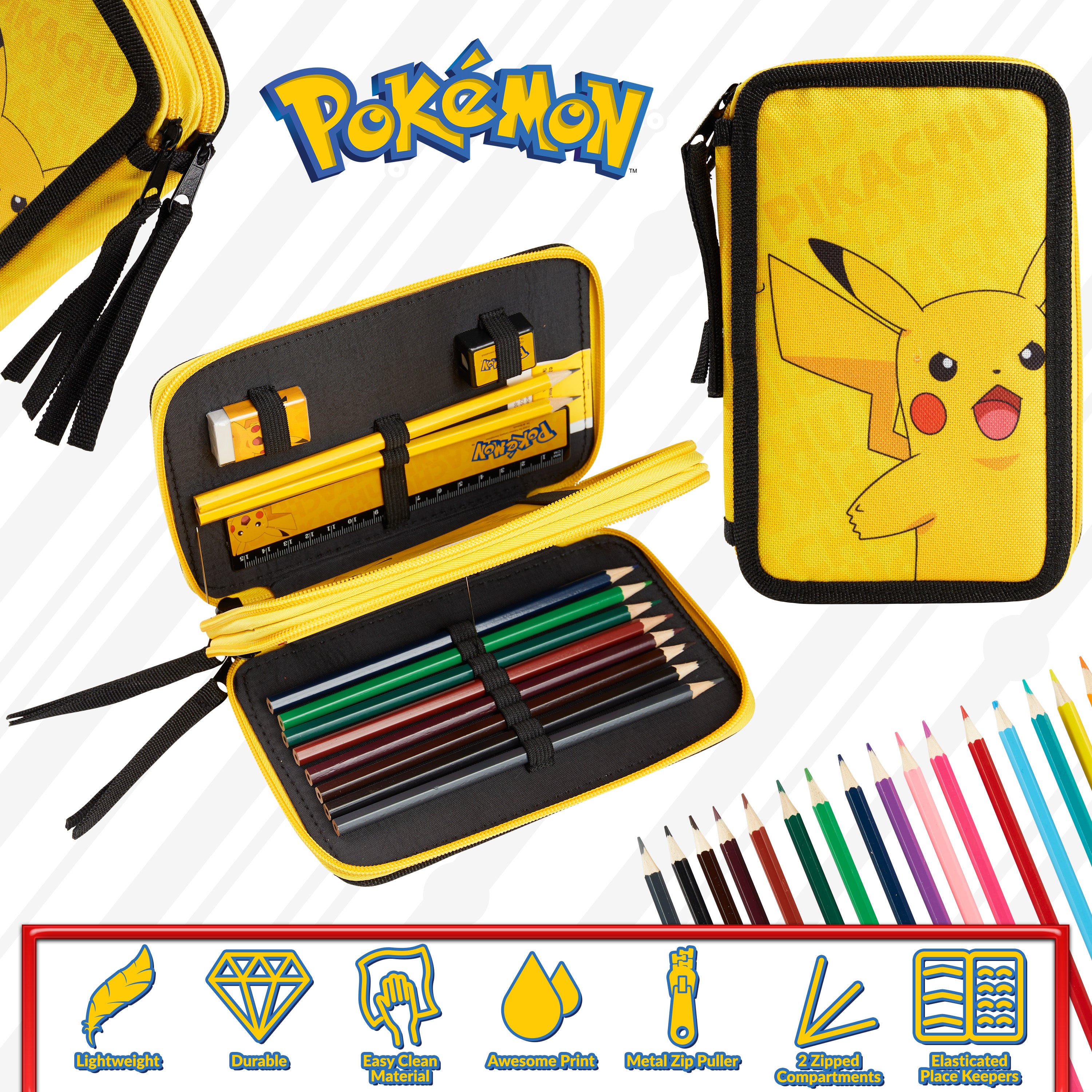 pok-mon-trousse-garnie-pikachu-23-pi-ces-double-compartiment image 4